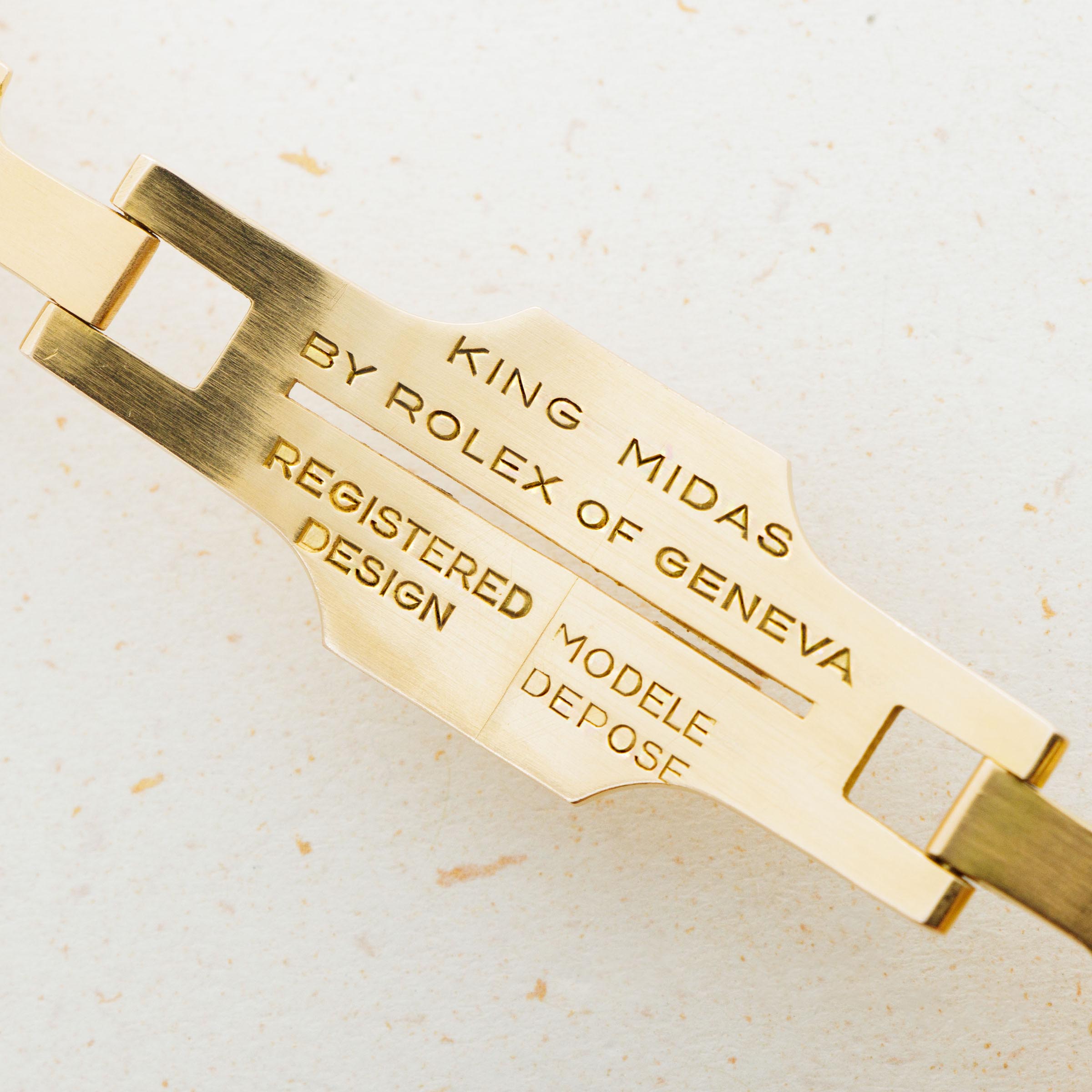 Rolex King Midas 3584 Diamond Pave Dial Retailed by Khimji Ramdas