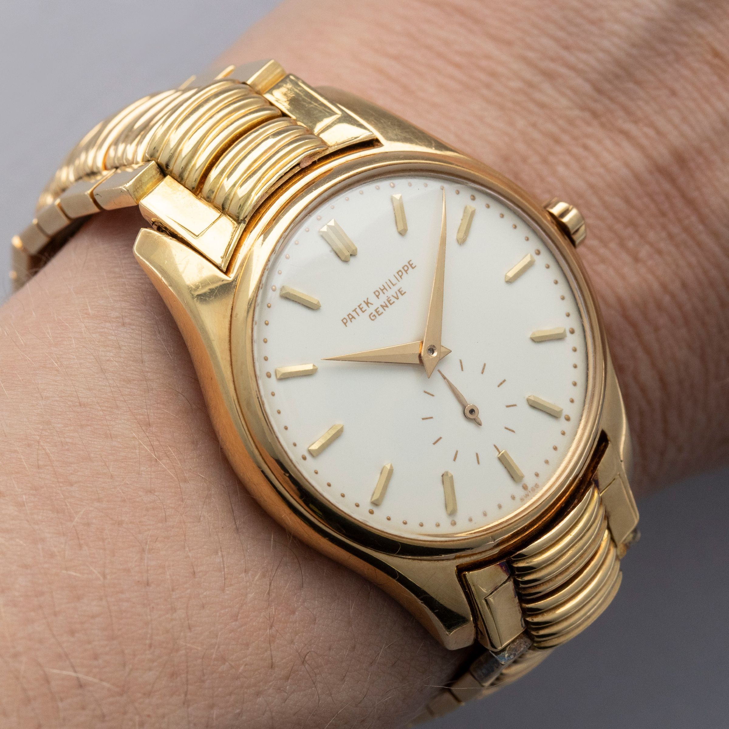 Patek Philippe Calatrava YG 2526J Enamel Dial Ponti Gennari