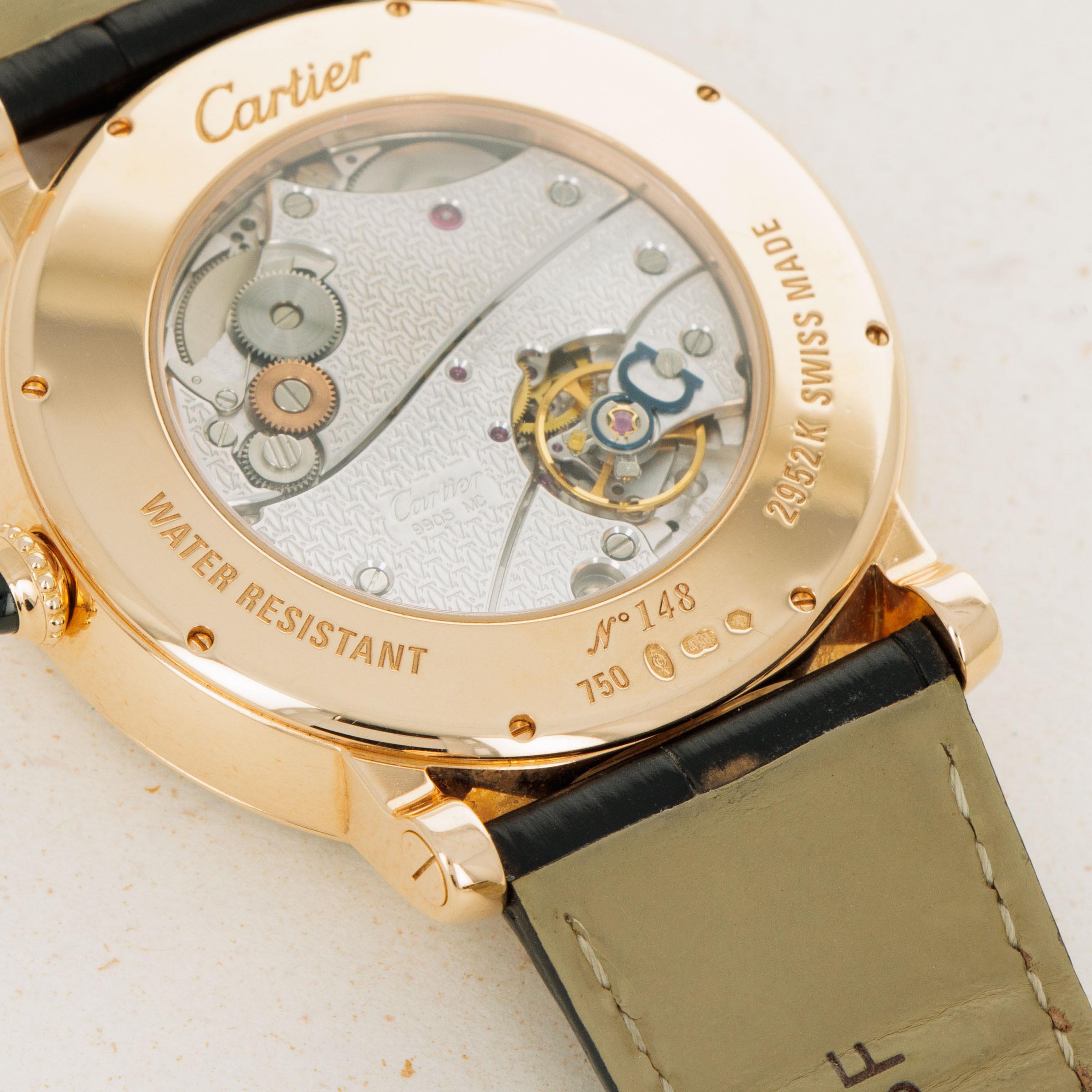 Cartier au750 watch clearance price