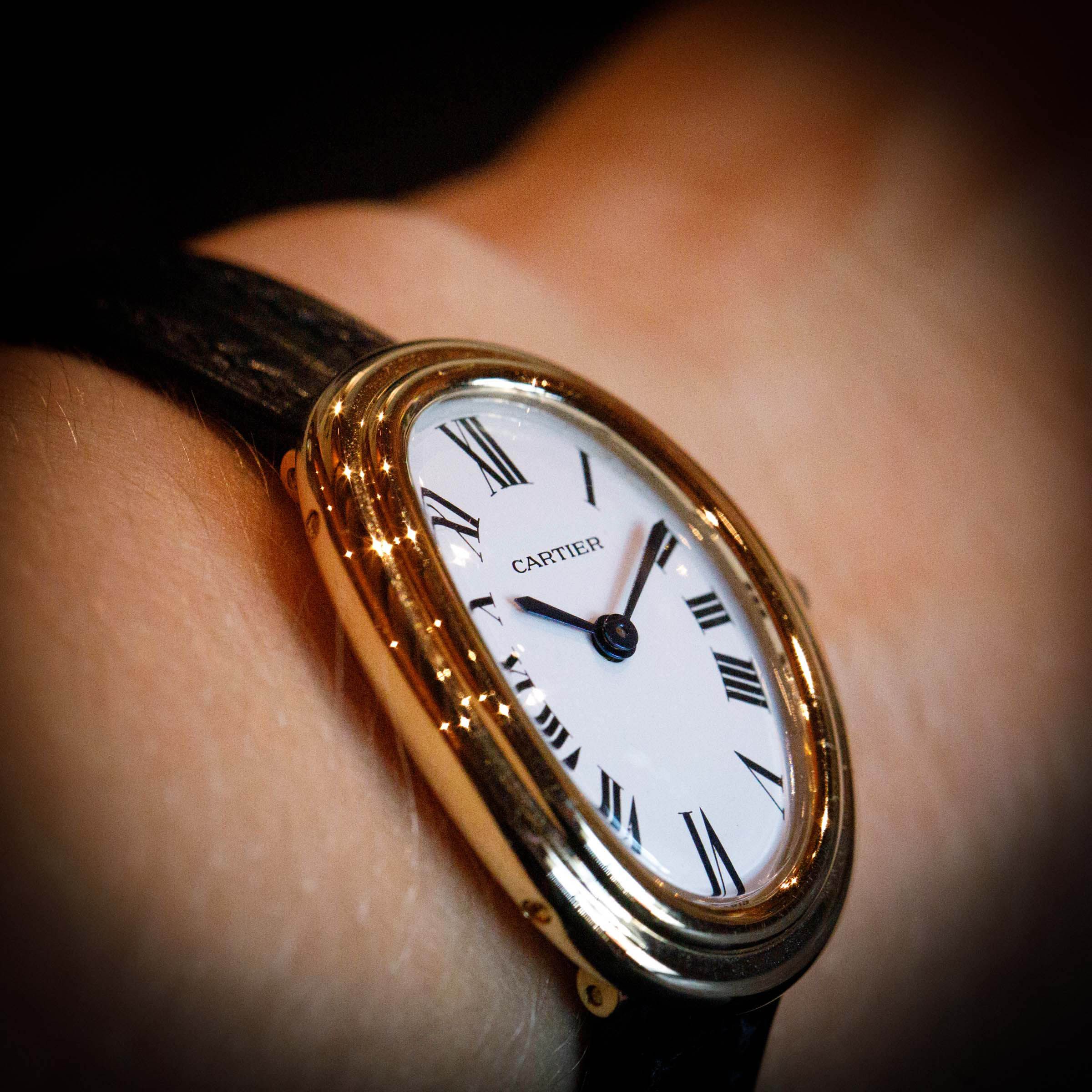 Cartier Baignoire 78094 Mechanical 18k YG | Auctions | Loupe This