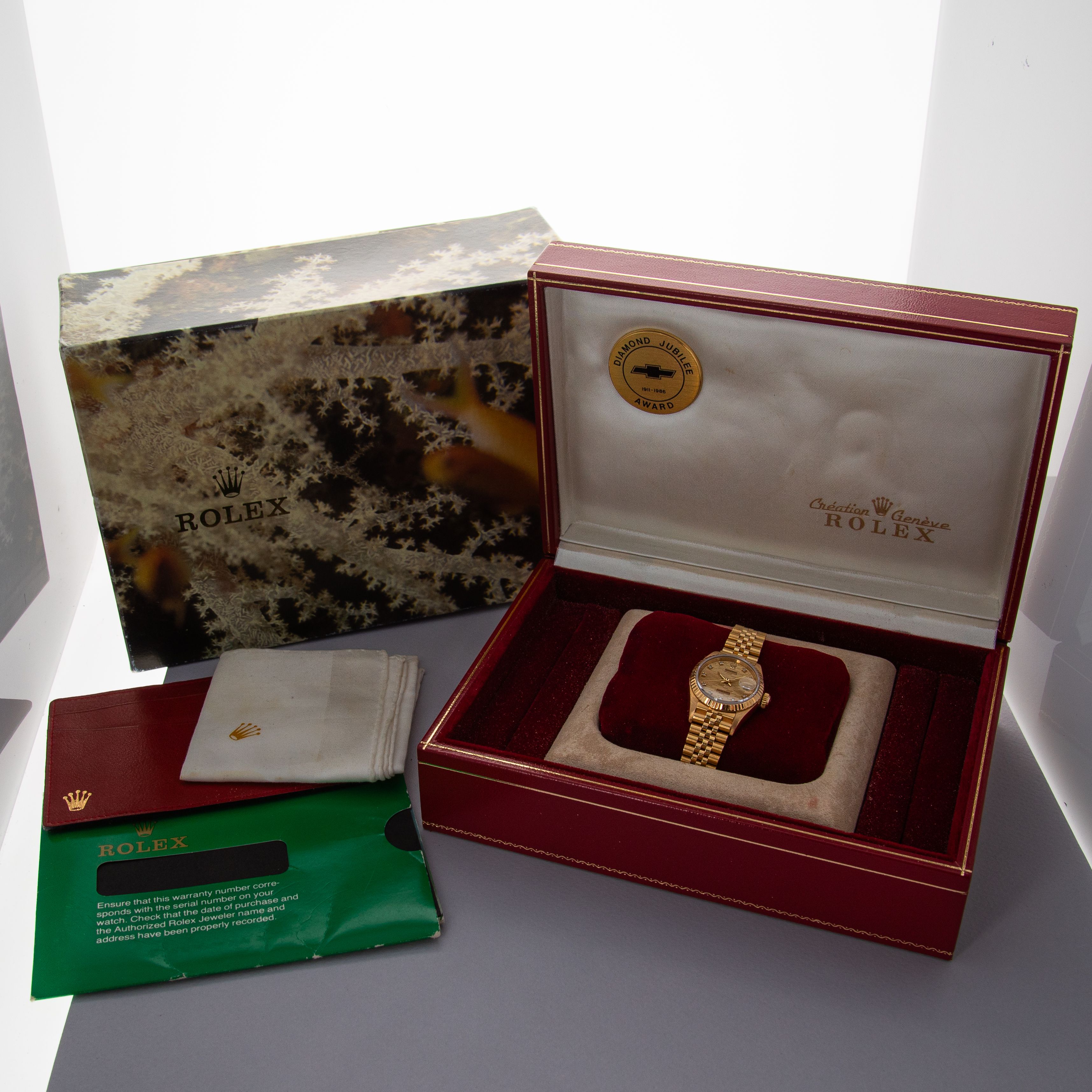 Rolex Ladies Datejust 69178 Chevrolet Diamond Jubilee Award Watch
