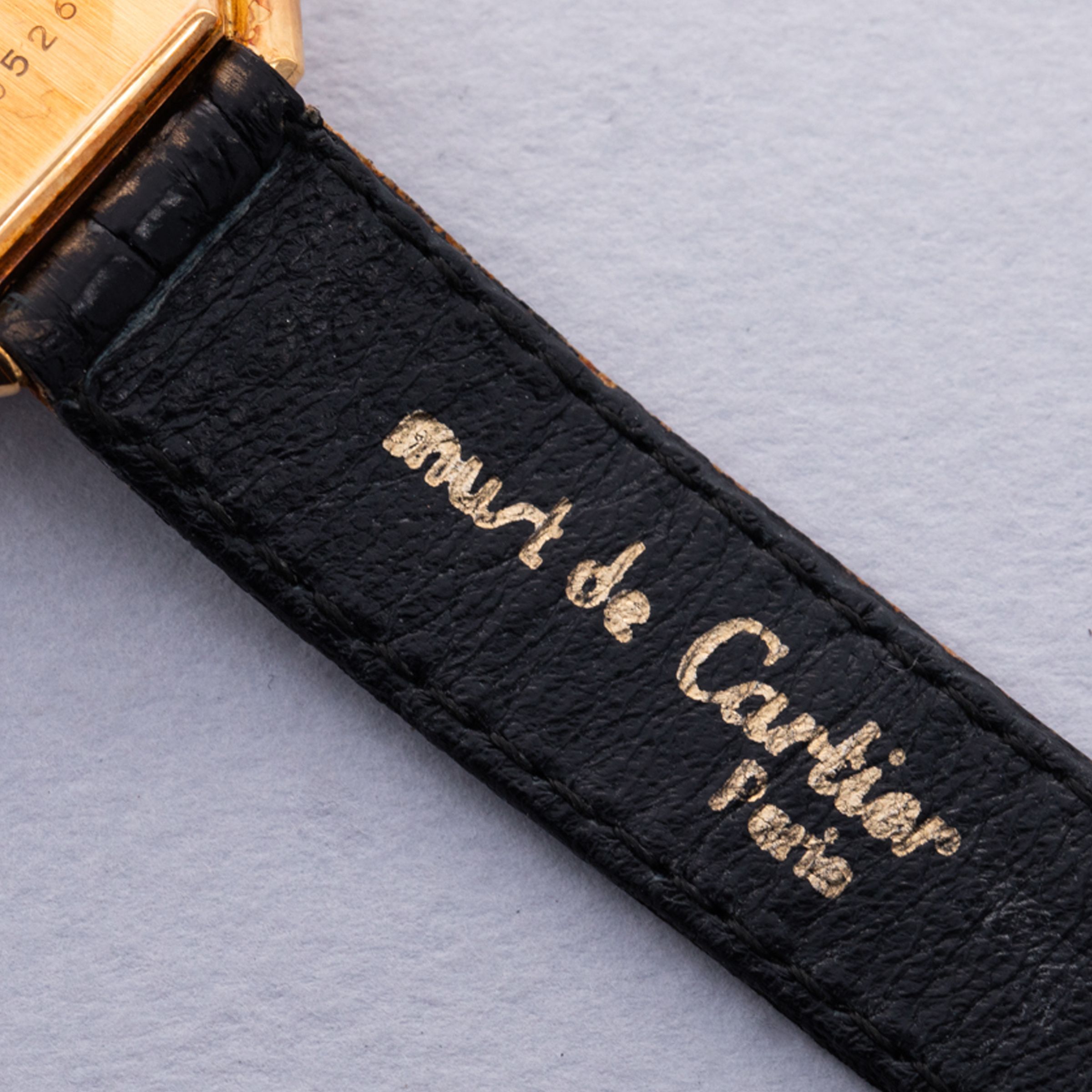 Cartier Tank Ceinture 78100 Paris Dial 18k YG | Auctions | Loupe This