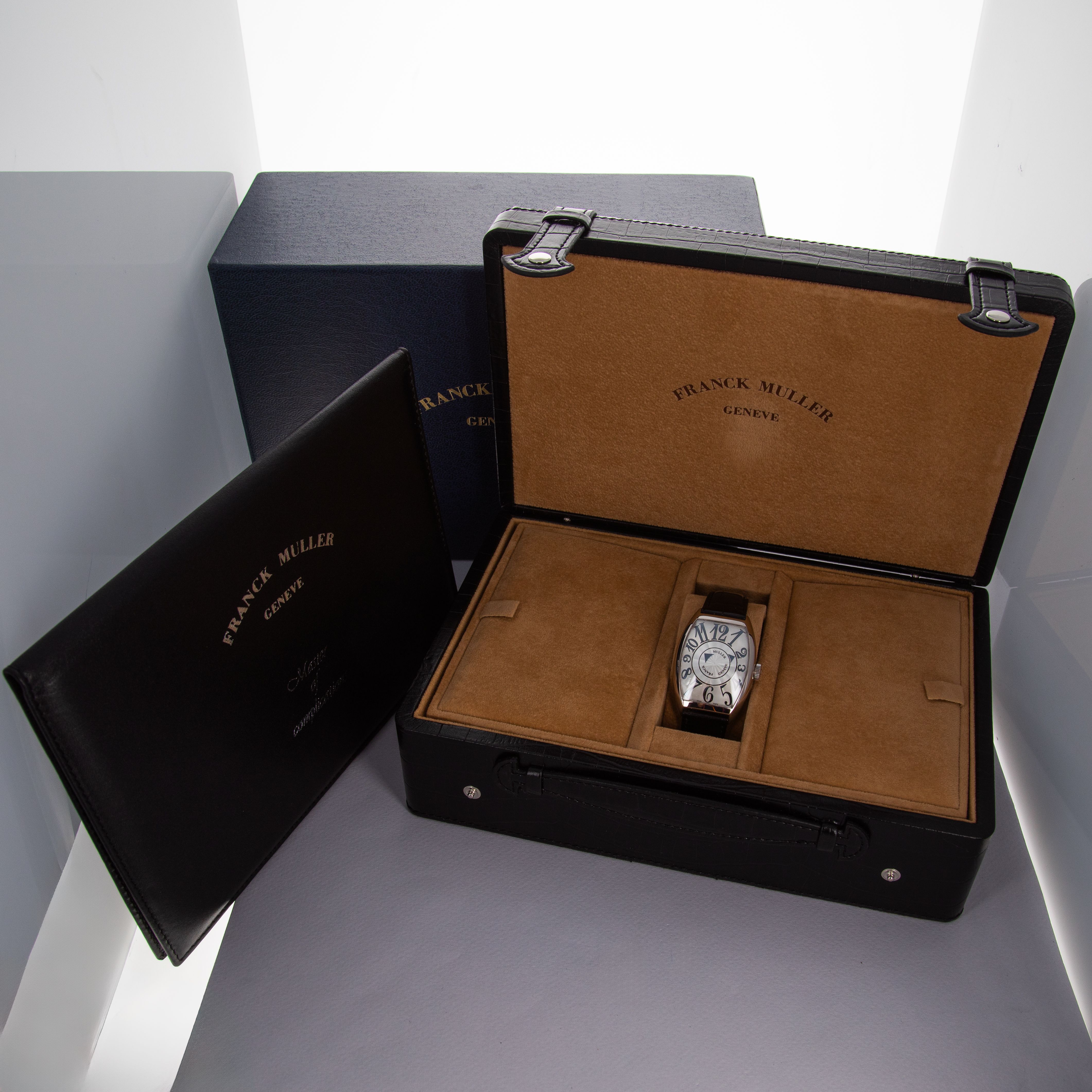 Franck Muller Cintree Curvex Double Mystery 6850 DM 18k WG