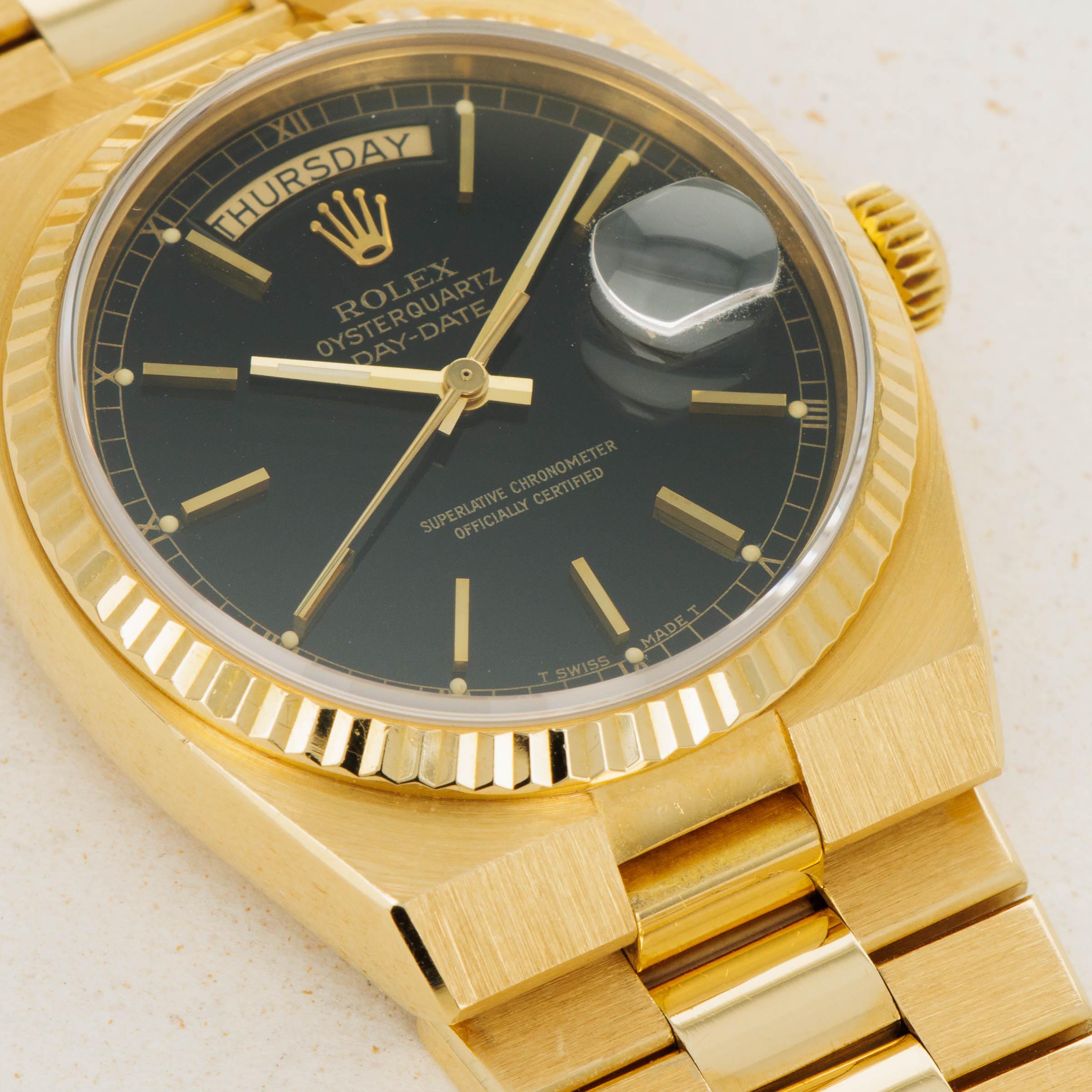 Rolex day hot sale date quartz