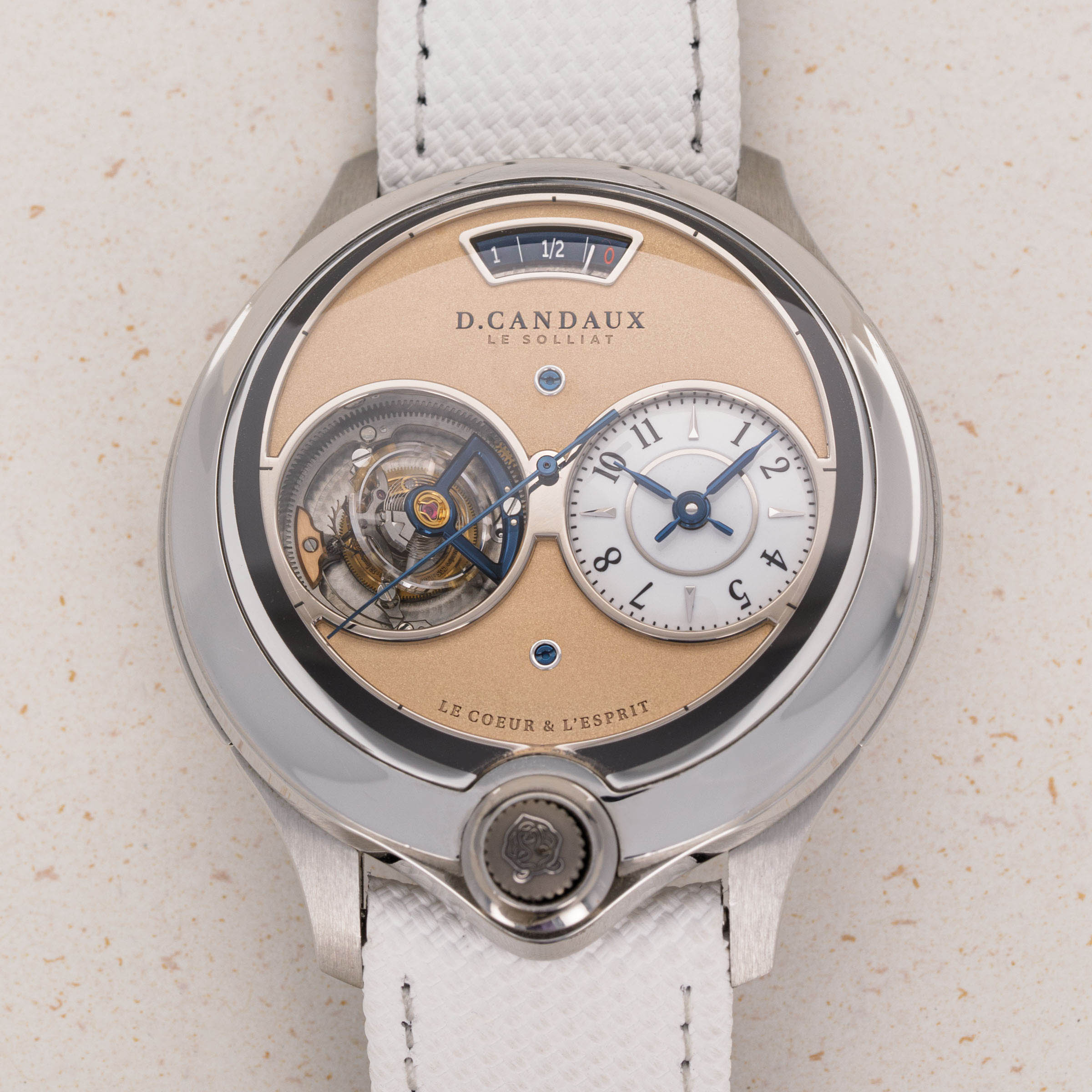 D. Candaux DC1 1740 First 8 Flying Tourbillon Stainless Steel