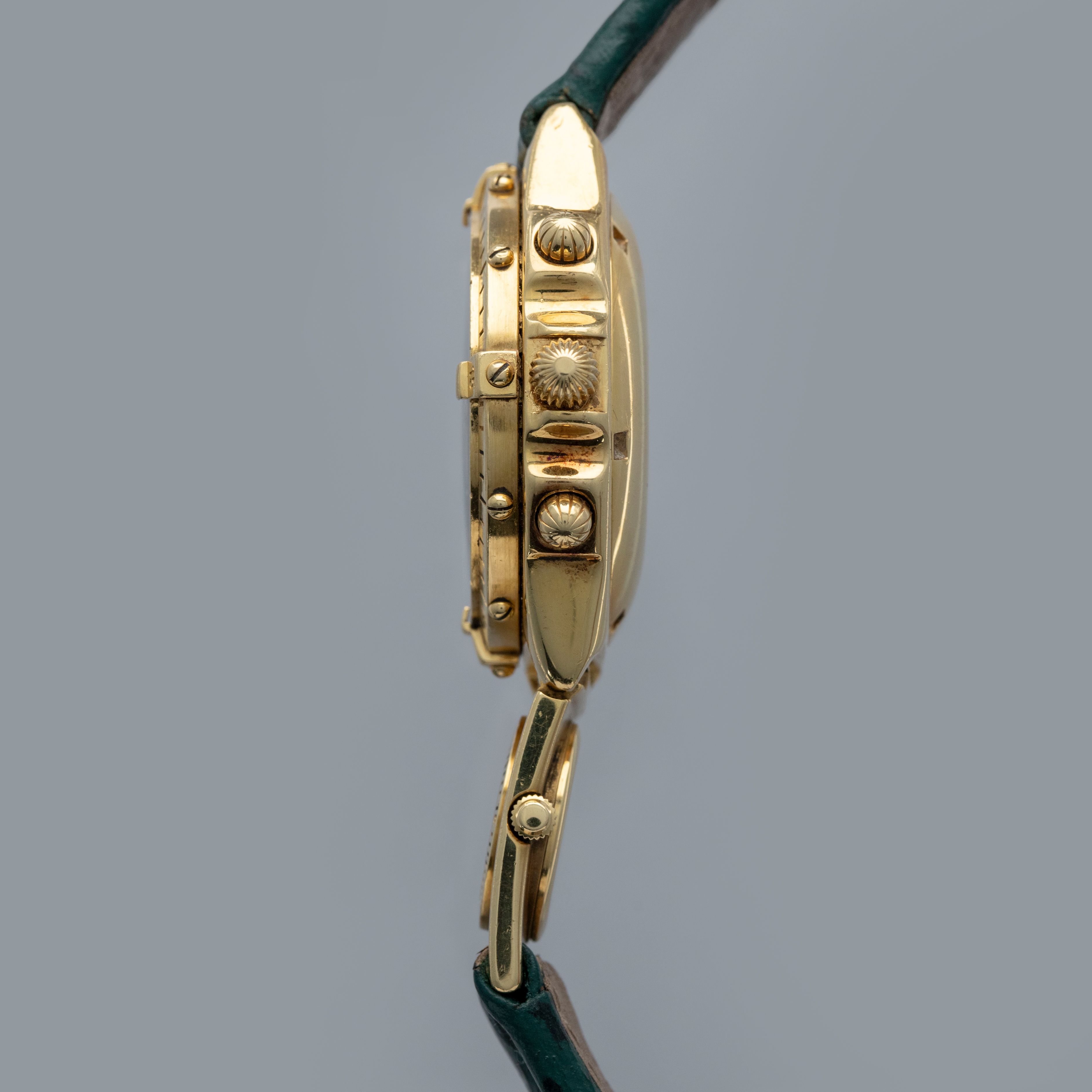 Breitling Chronomat UTC K13047 Green Dial 18k YG | Auctions