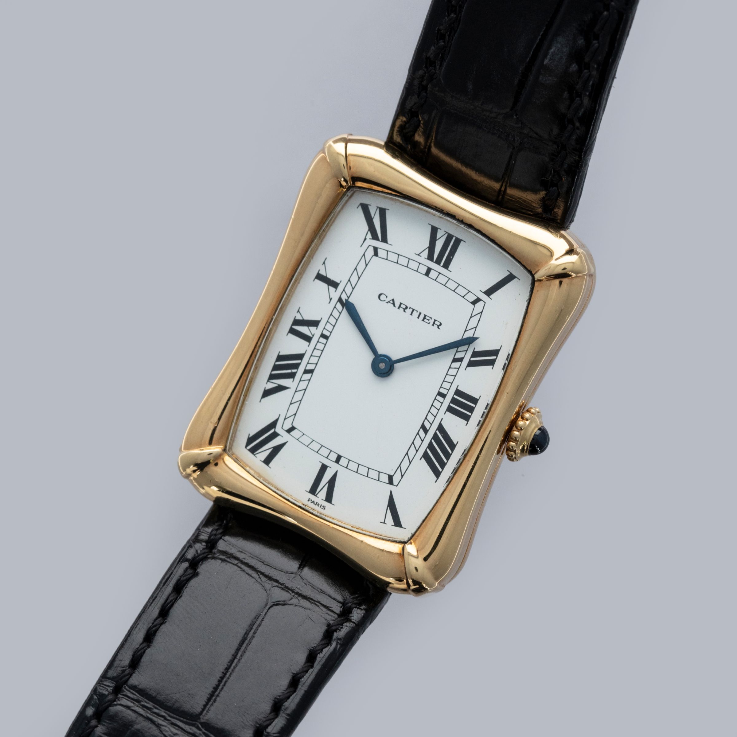 Cartier Bamboo Coussin 78102 18k YG Retailed by Cartier NY