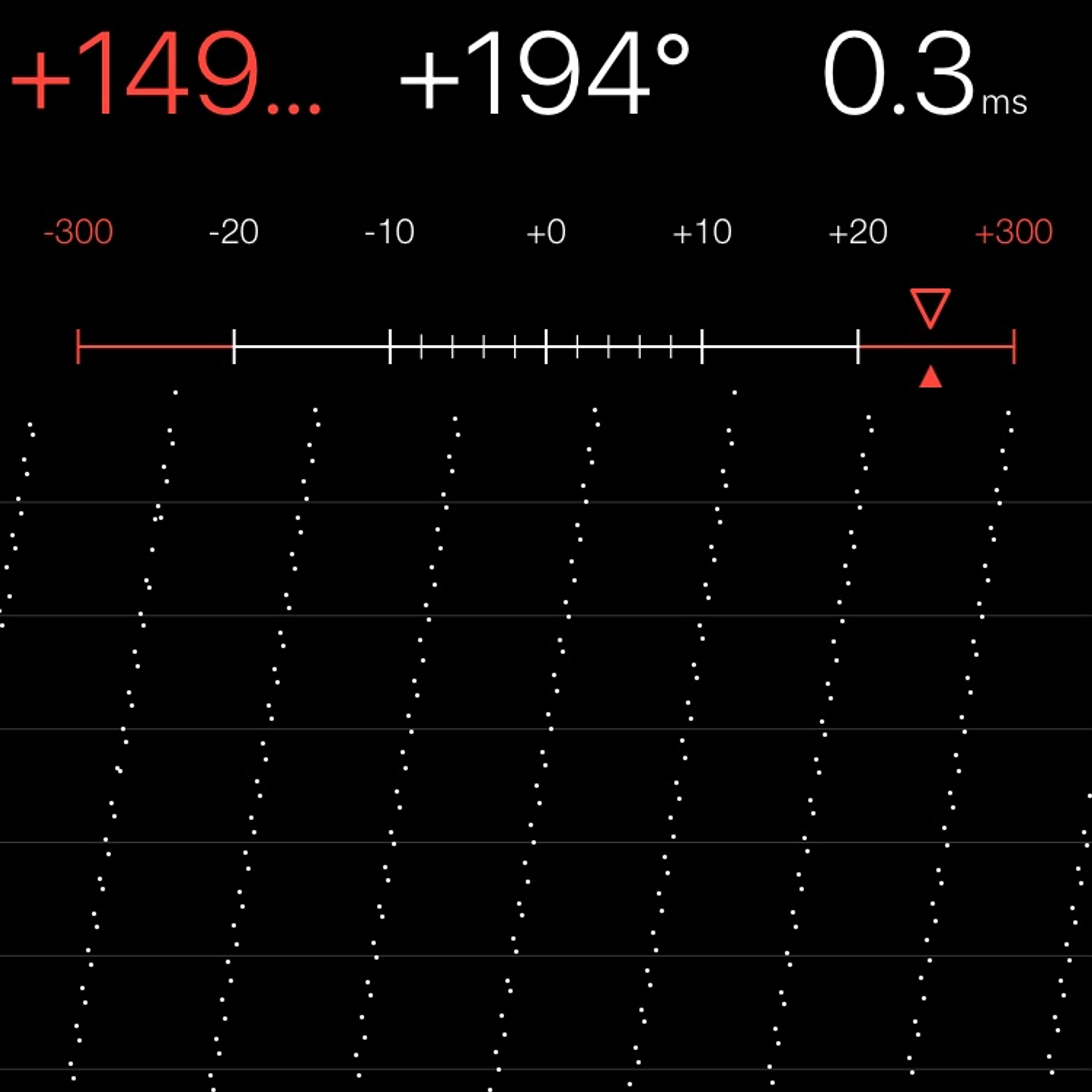 TIMING MACHINE READOUT