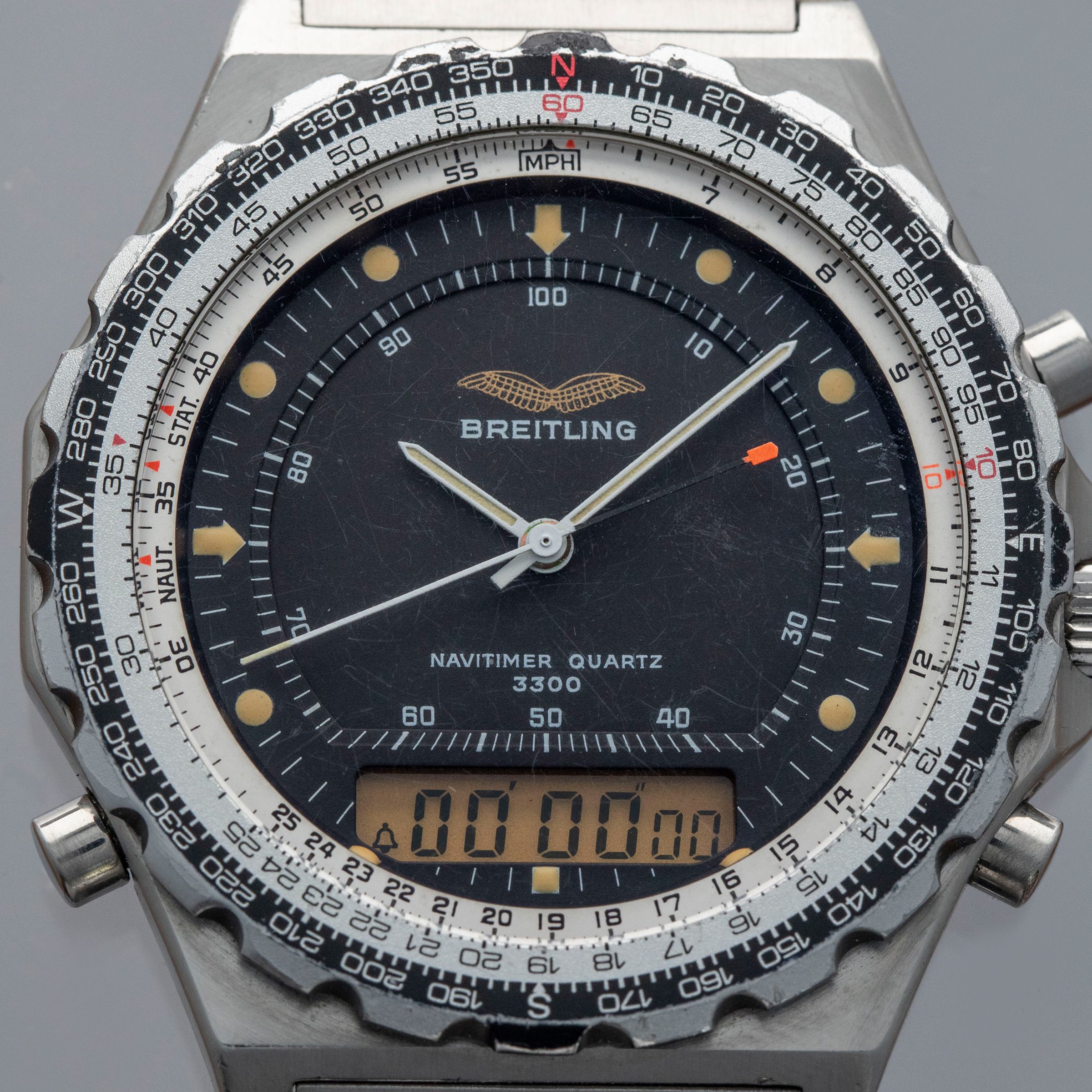 BREITLING NAVITIMER QUARTZ 3300 JUPITER PILOT Box and Booklets for