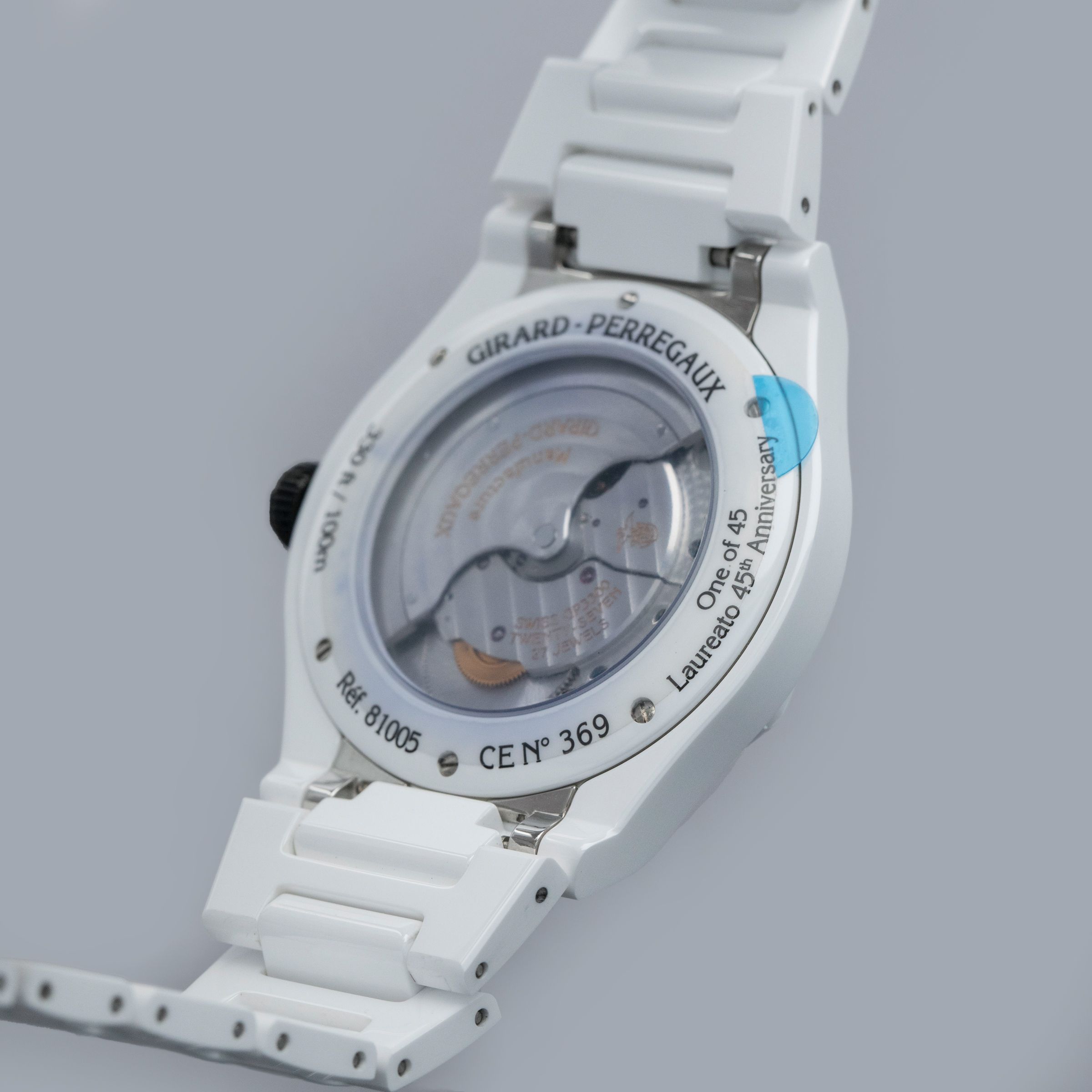 Girard-Perregaux x Bamford Laureato Ghost 81005 White Ceramic