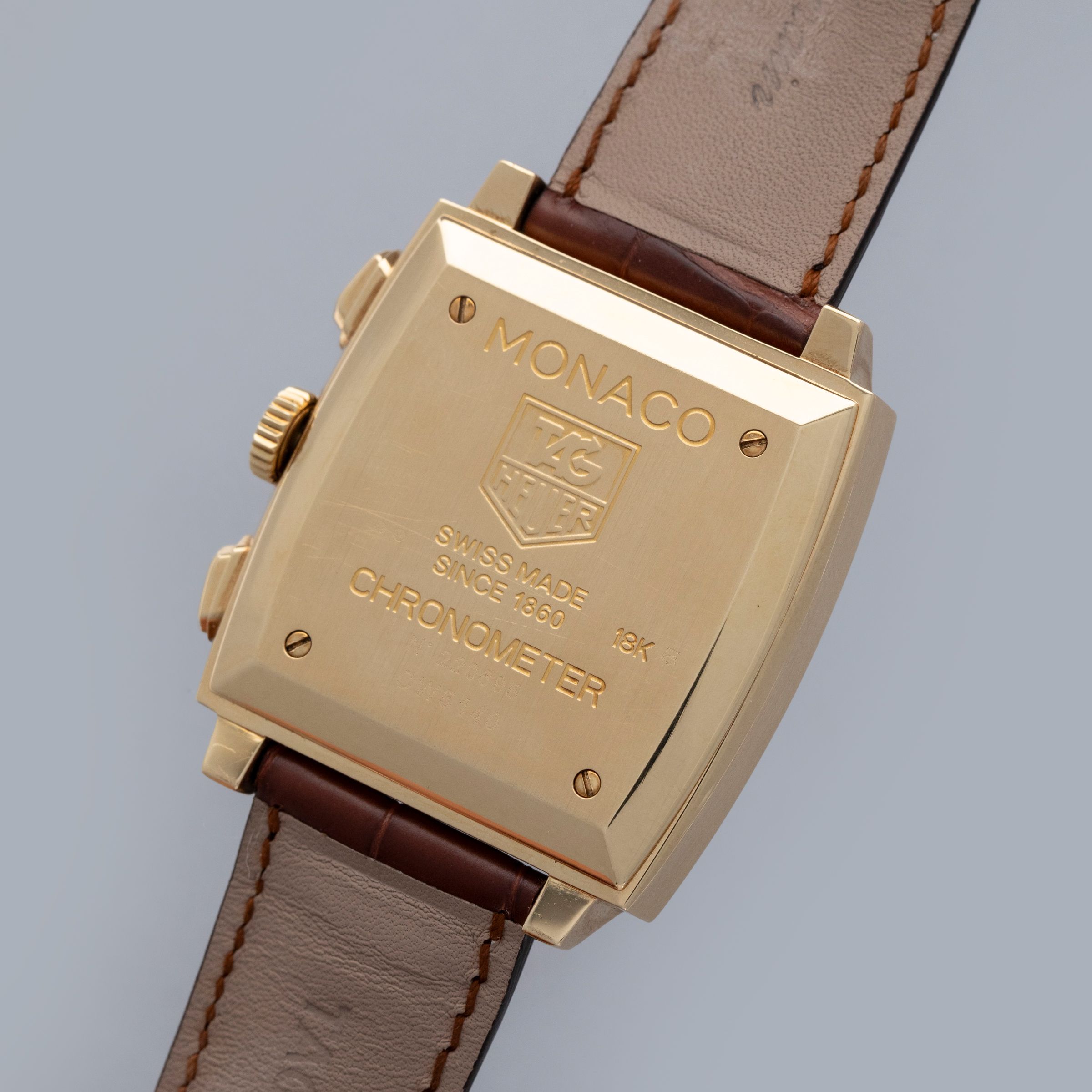 TAG HEUER MONACO CW5140 18K YG | Auctions | Loupe This