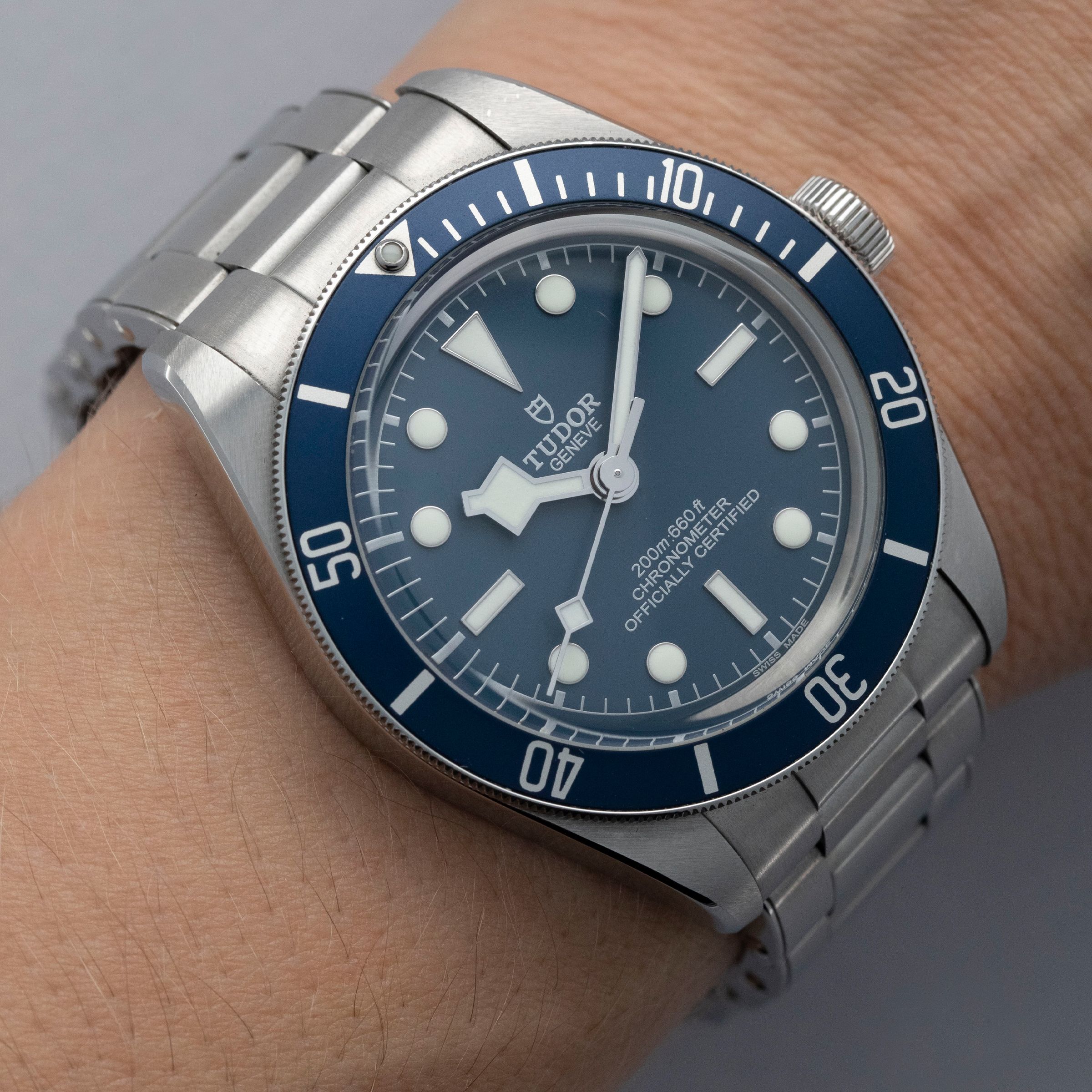 TUDOR BLACK BAY FIFTY-EIGHT 79030B BLUE DIAL | Auctions | Loupe This