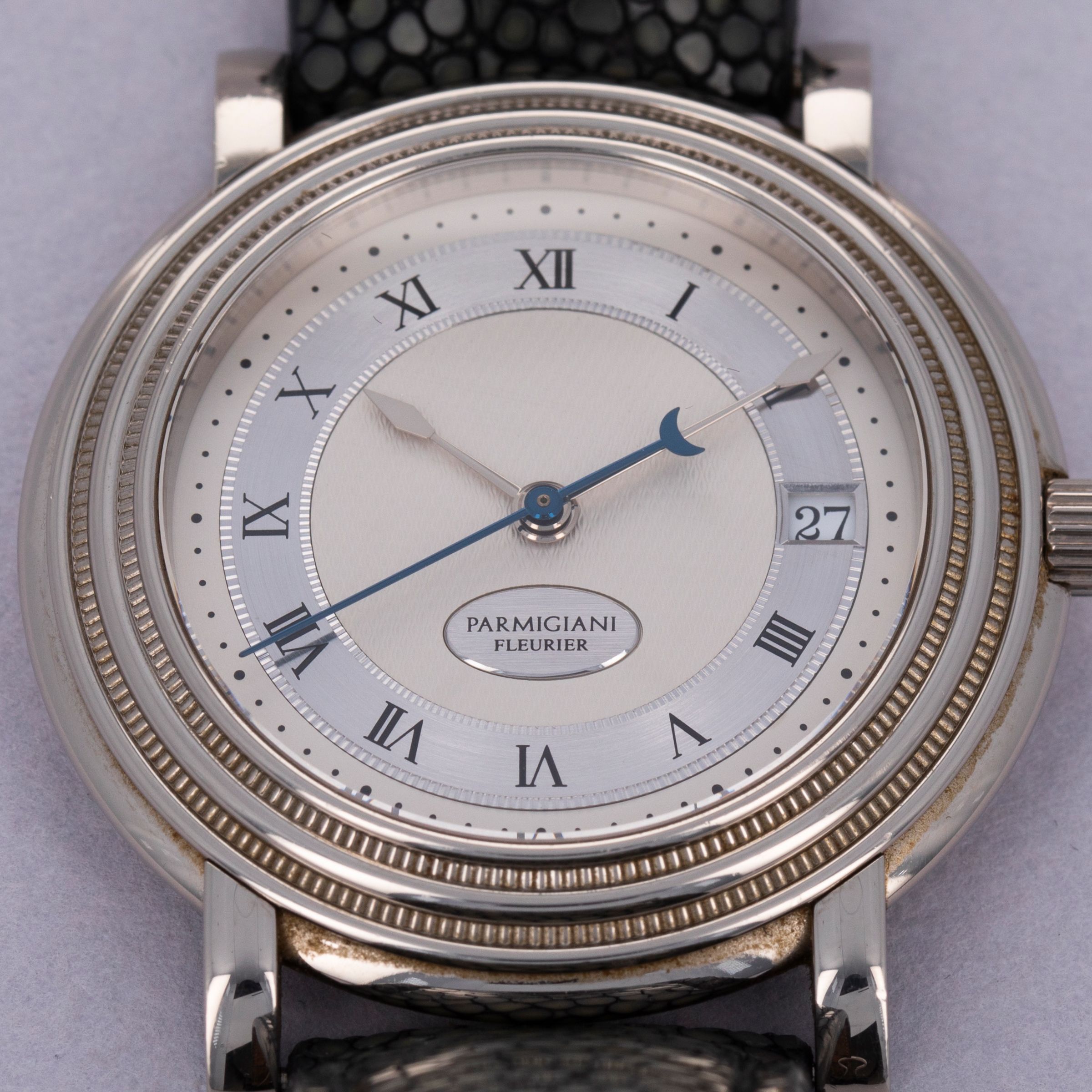 Parmigiani Fleurier Toric Automatic C00762 Guilloche Dial 18k WG
