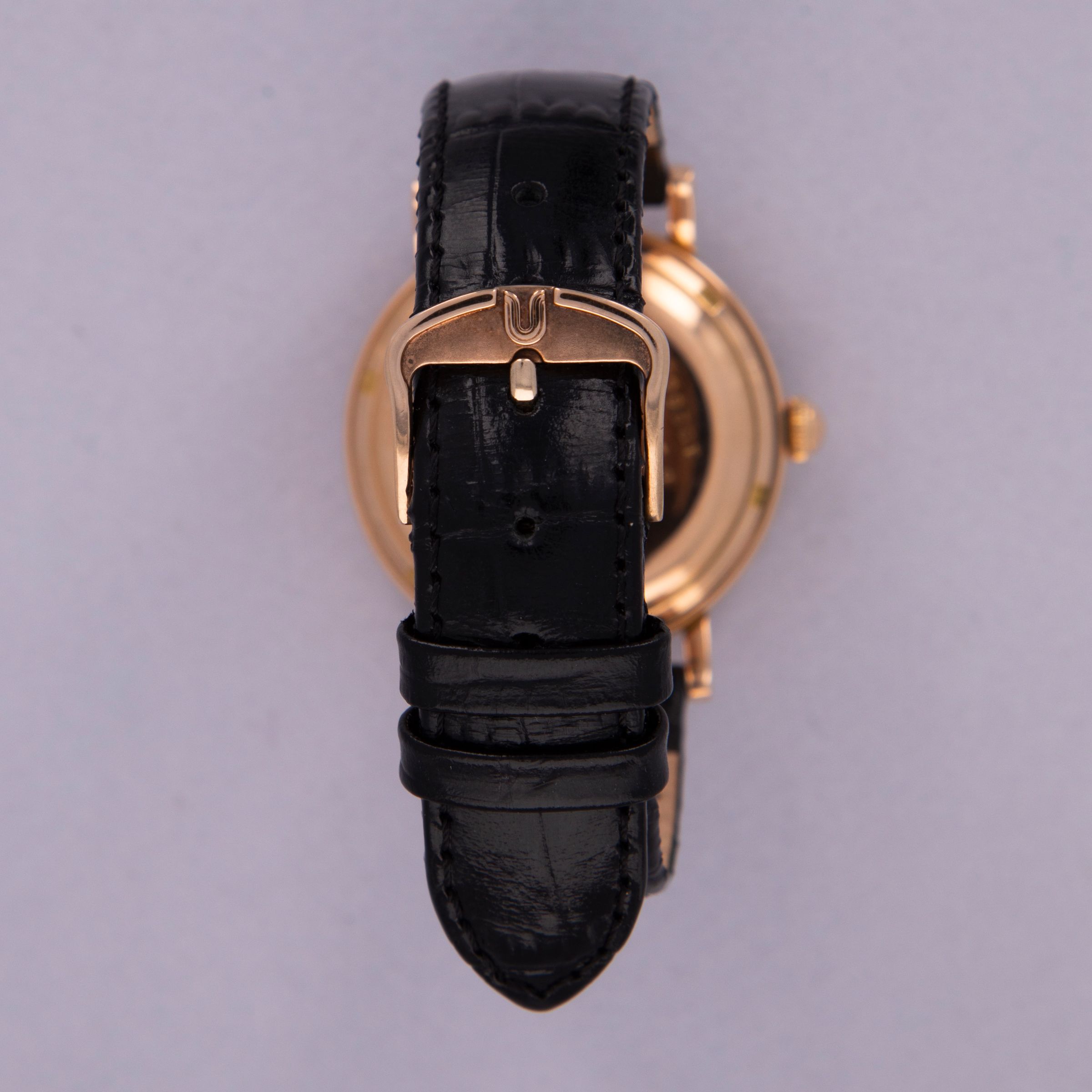 Universal Geneve Polerouter 10234 Ibn Saud Dial 18k PG | Auctions