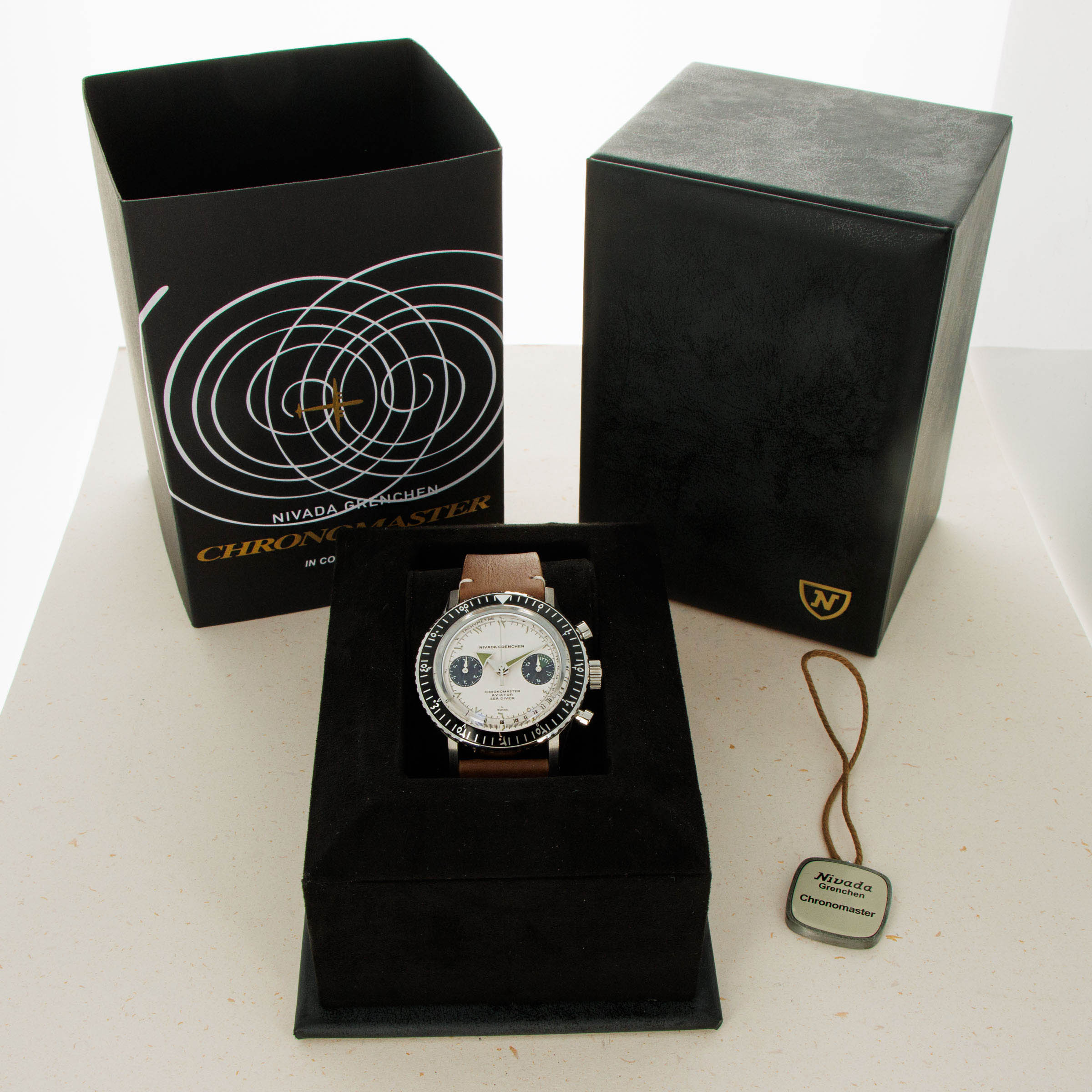 Nivada Grenchen Chronomaster Aviator Sea Diver Perpétuel Limited