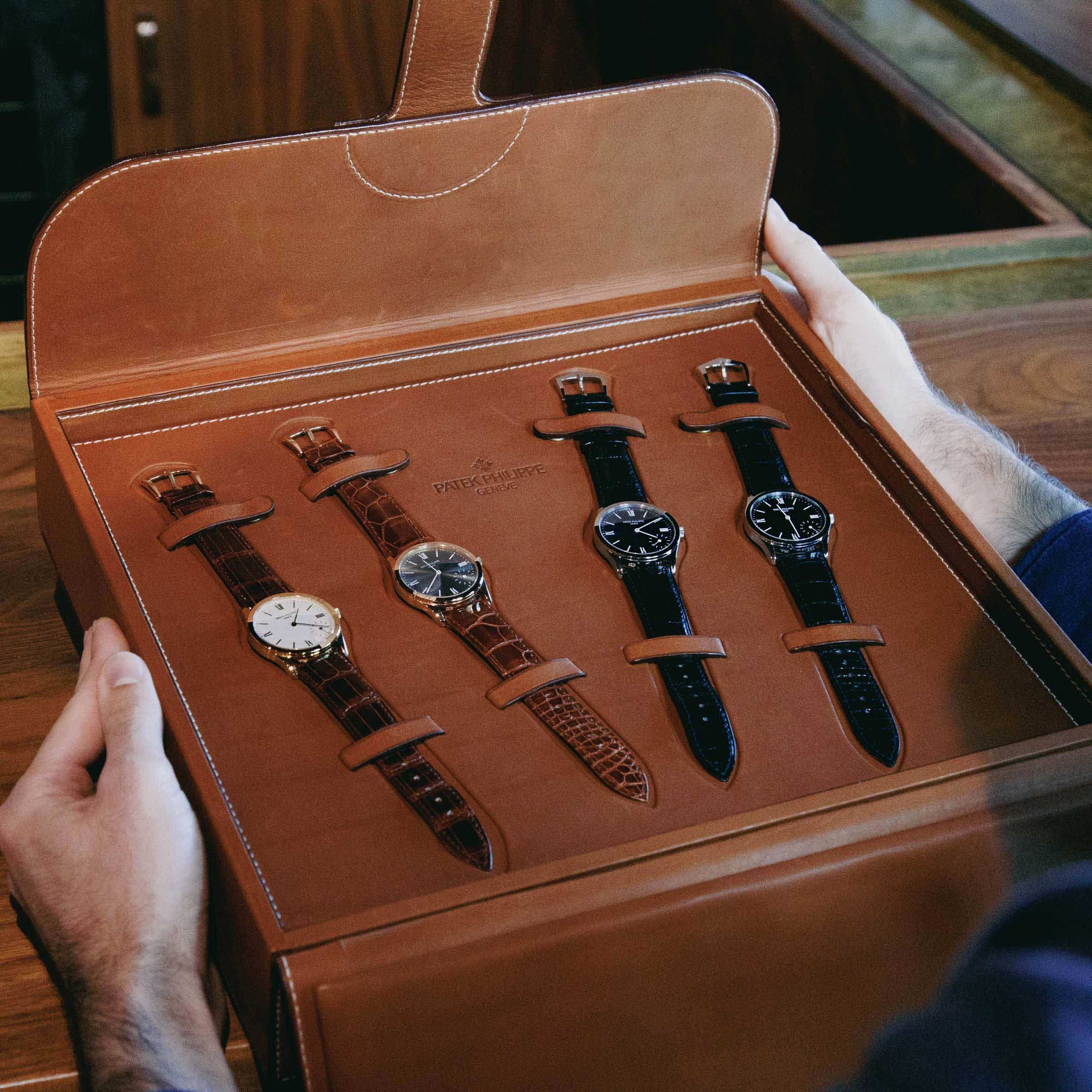 PATEK PHILIPPE コレクションボックス Patek Philippe Millennium Set Leather Box Set | Auctions