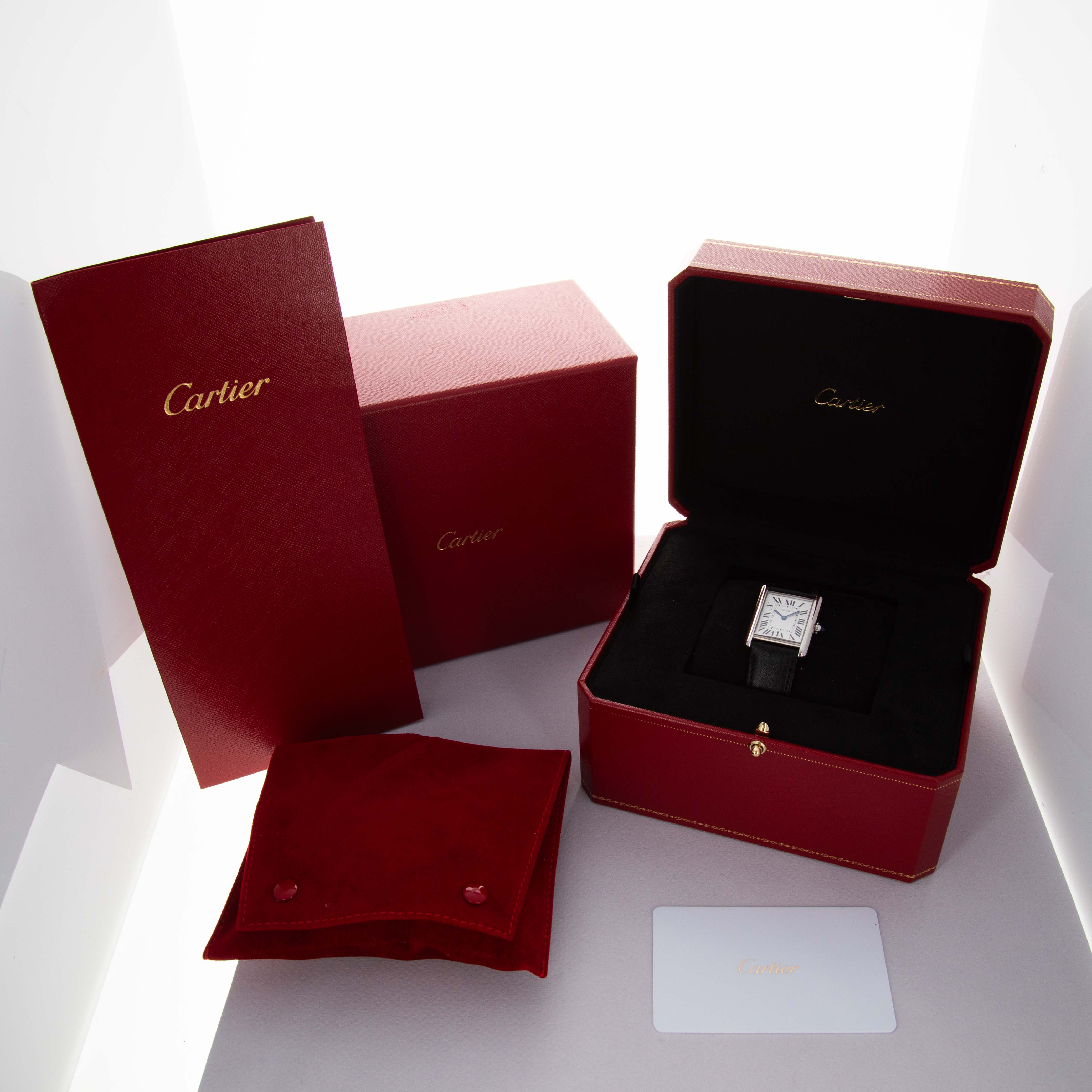 Cartier Tank Must Quartz WSTA0059 Solarbeat Large | Auctions