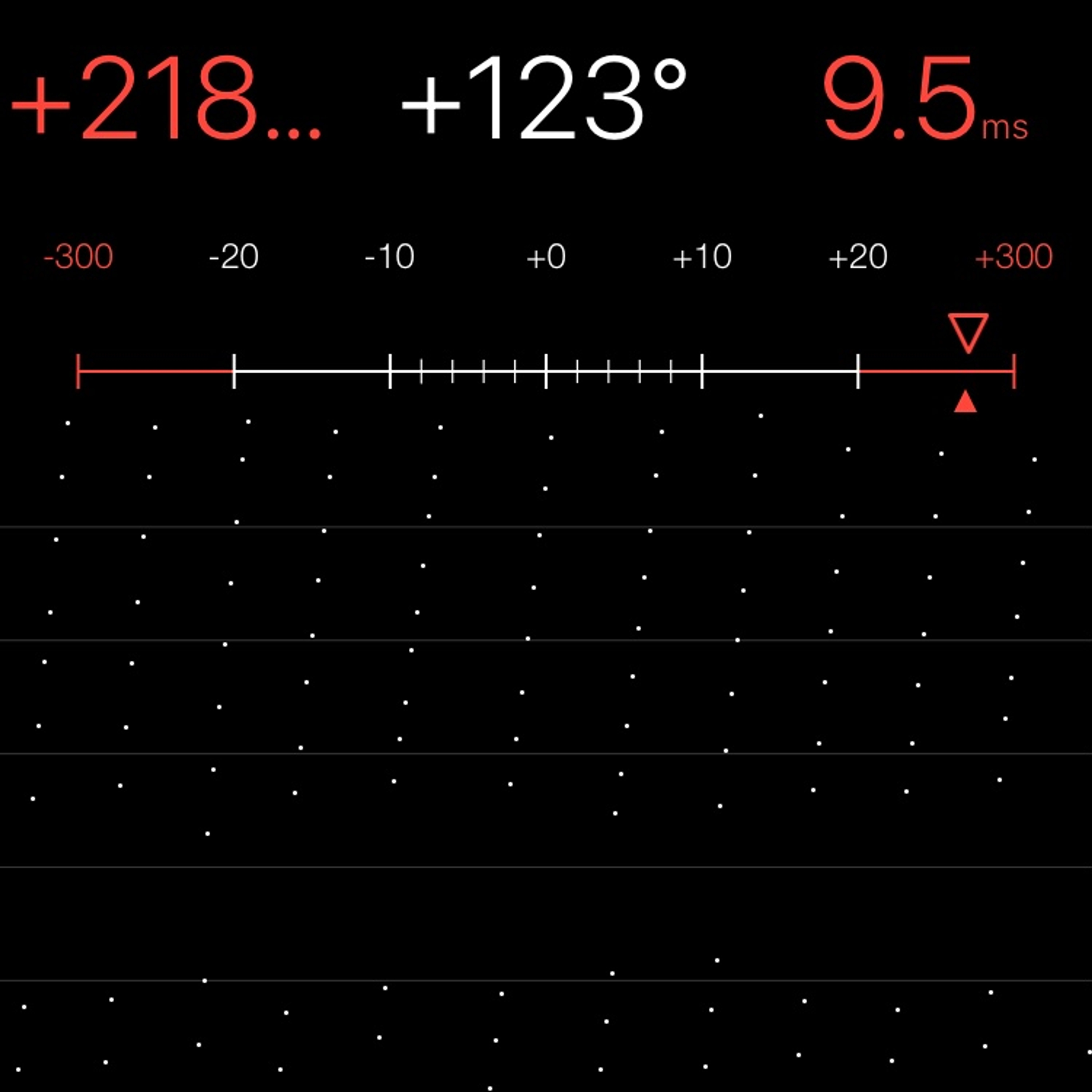 TIMING MACHINE READOUT