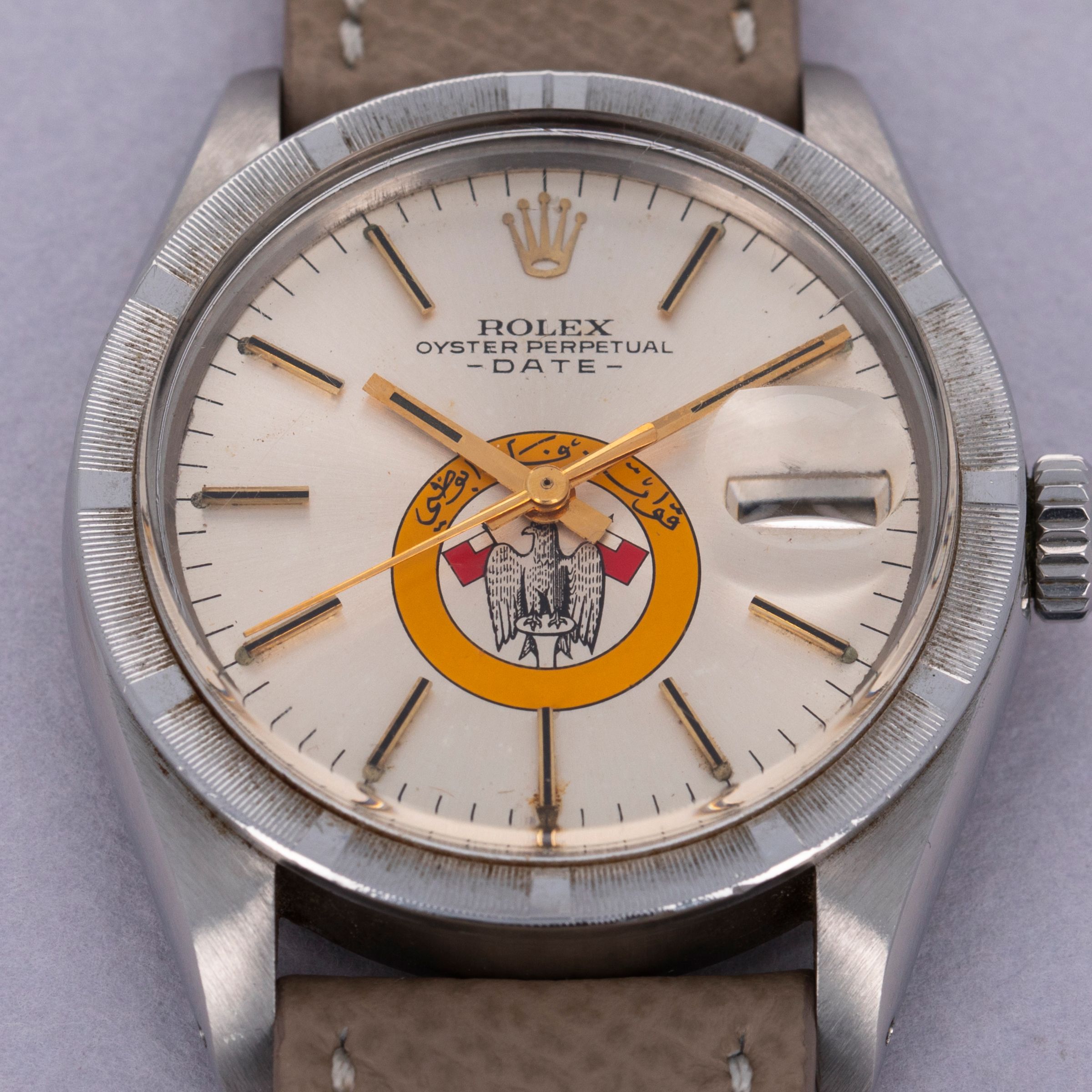Rolex Oyster Perpetual Date 1501 Abu Dhabi Armed Forces | Auctions