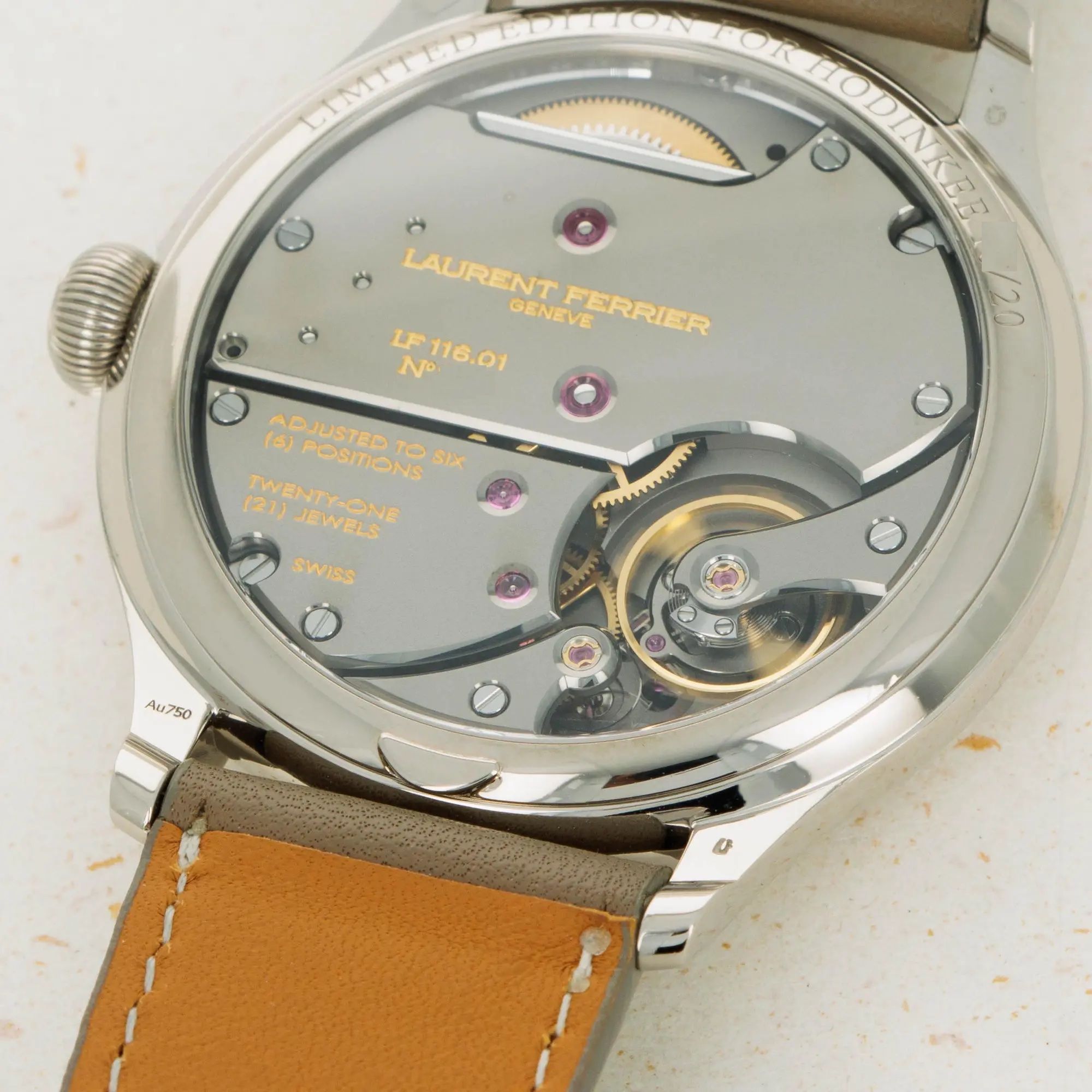 Laurent Ferrier Classic Origin Limited Edition for Hodinkee 18k WG