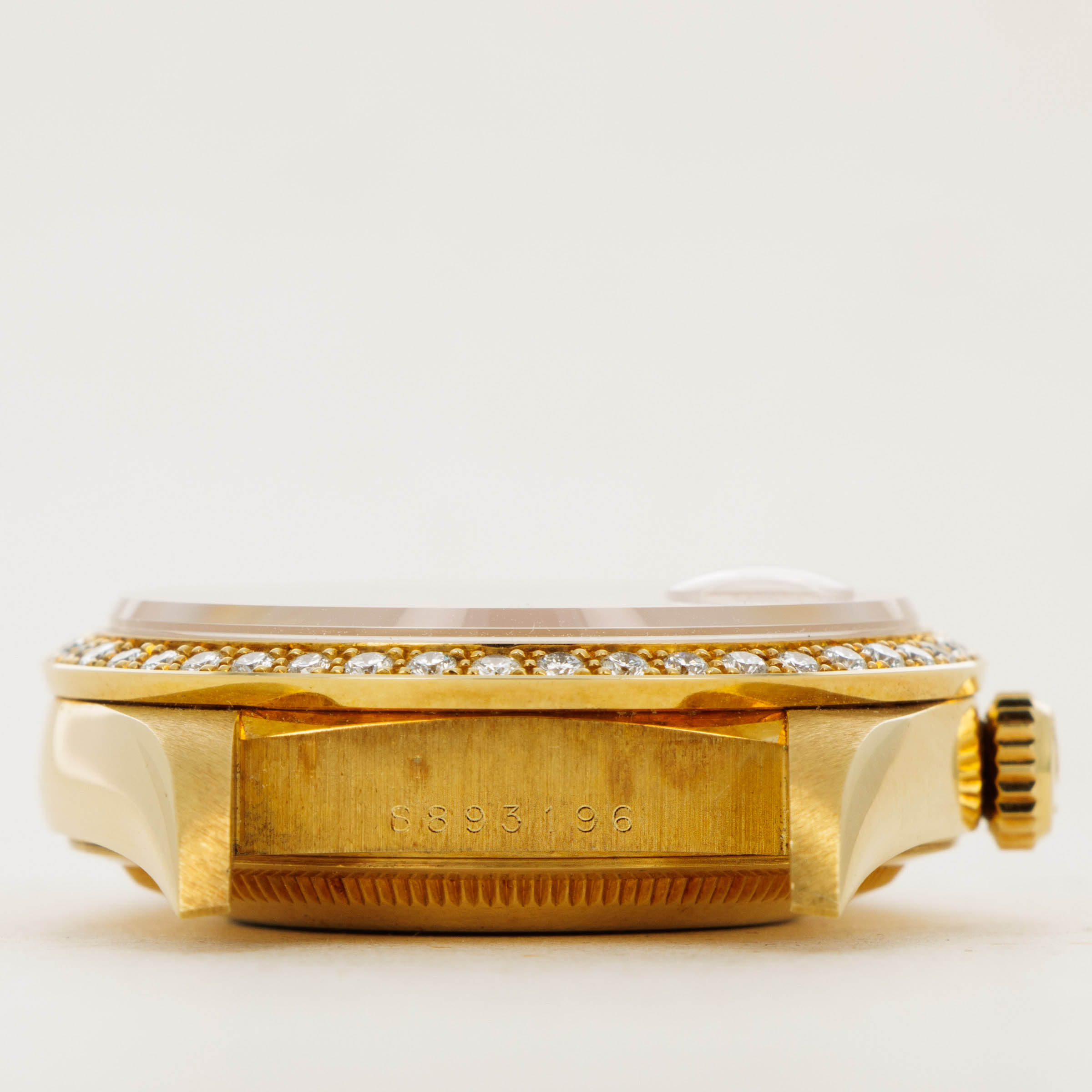 Rolex Day-Date 18348 Crown Collection Coral Serti Dial Diamond