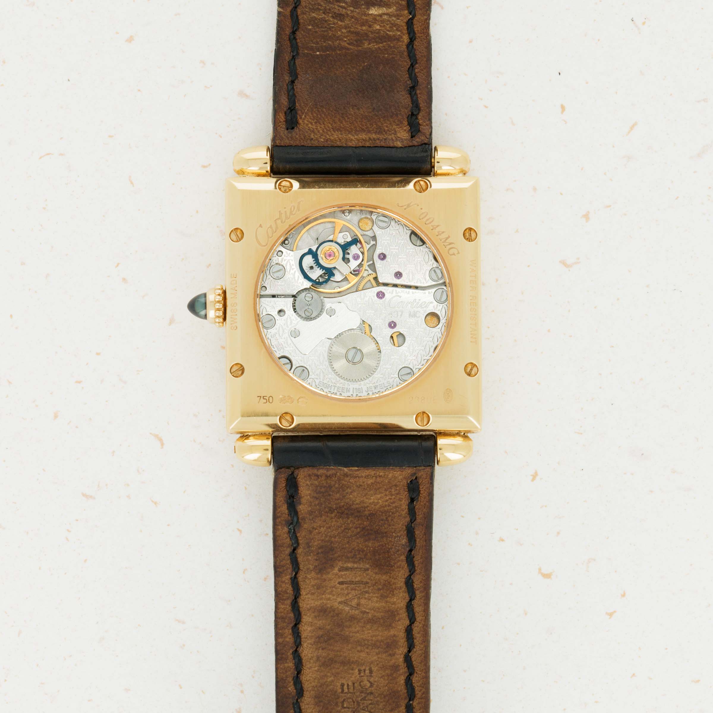 Cartier Yellow Gold Tank Obus CPCP 2380E | Auctions | Loupe This