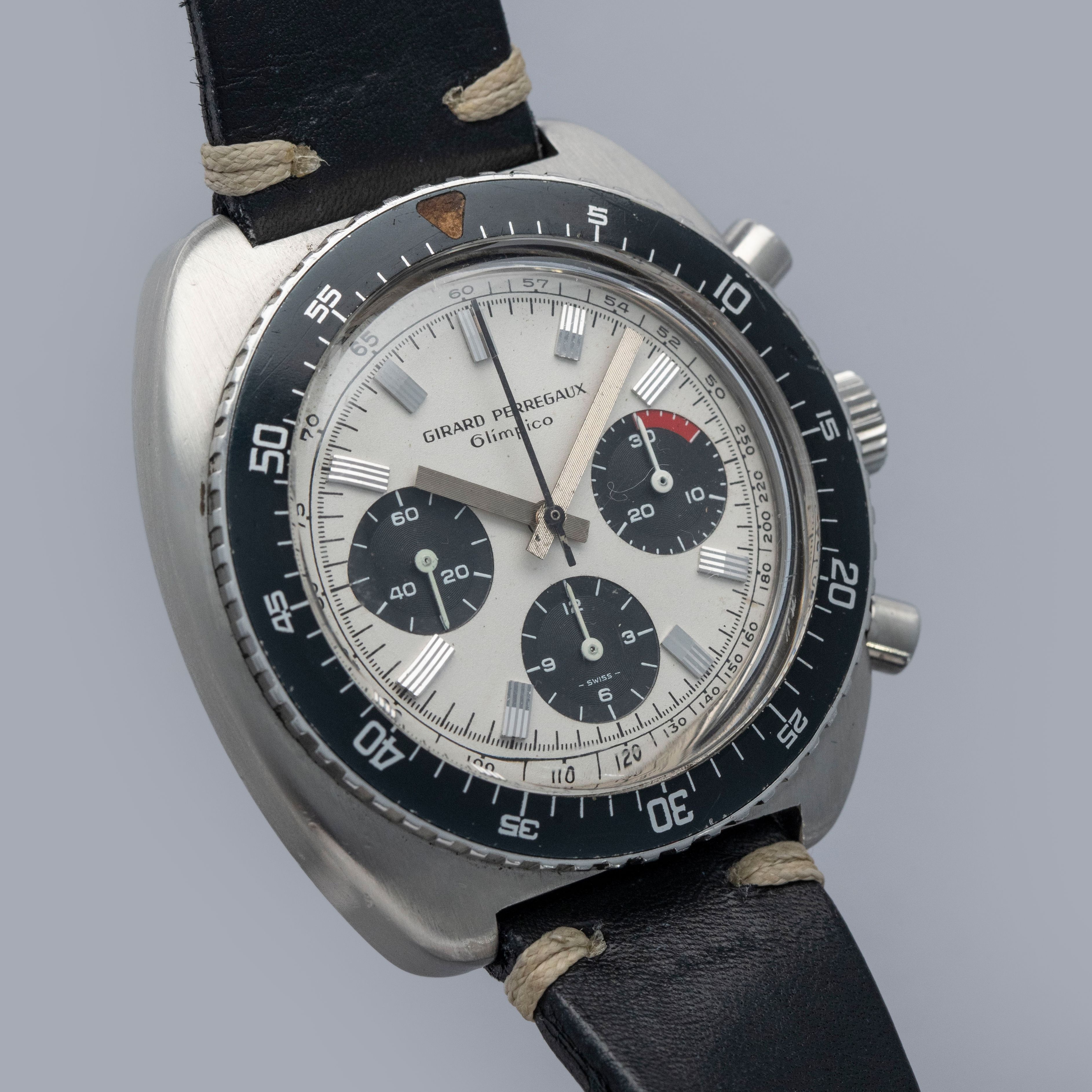 Girard Perregaux Olimpico Chronograph 9238 Panda Dial | Auctions