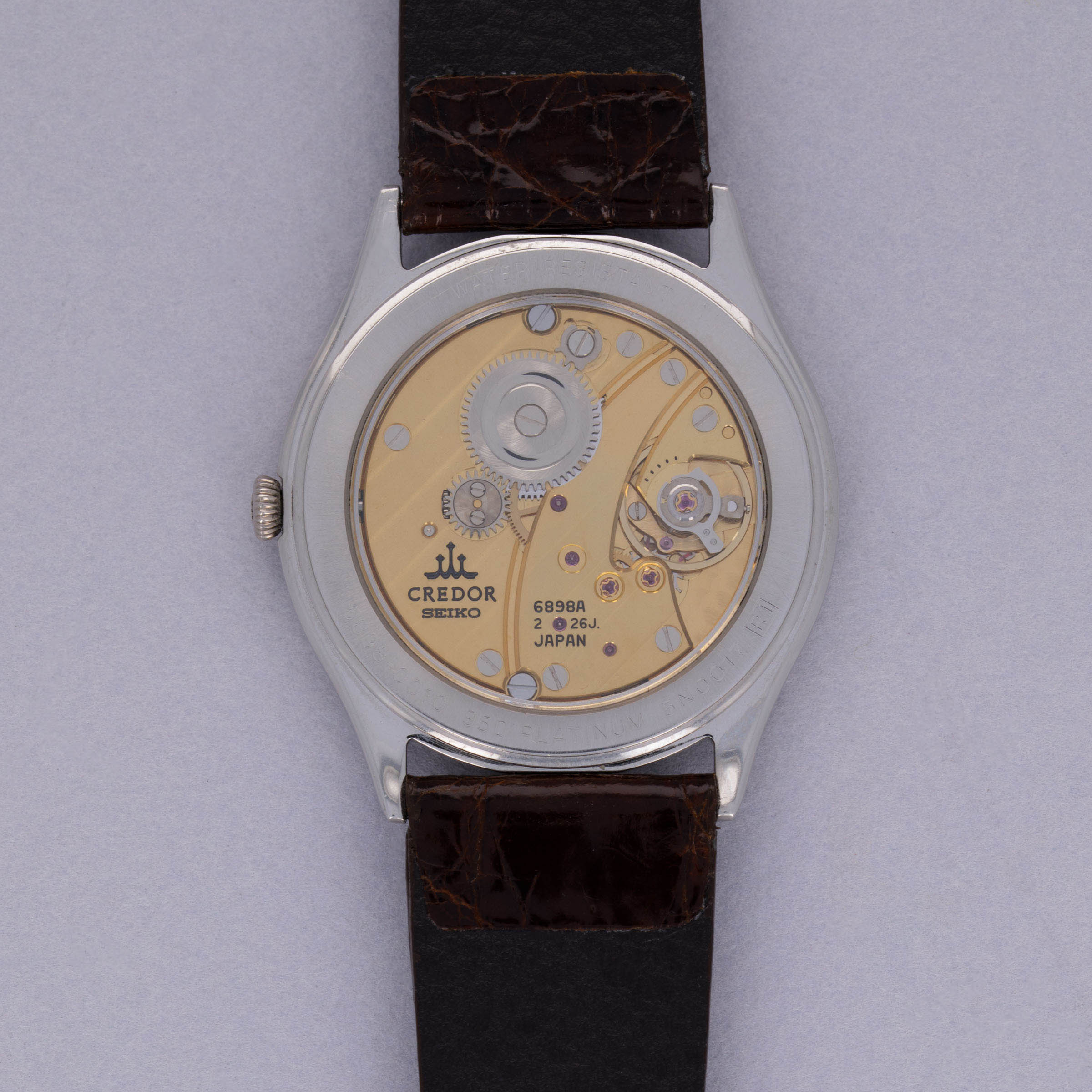 Seiko Credor GBBE999 Manual Wind 6898A Movement Platinum