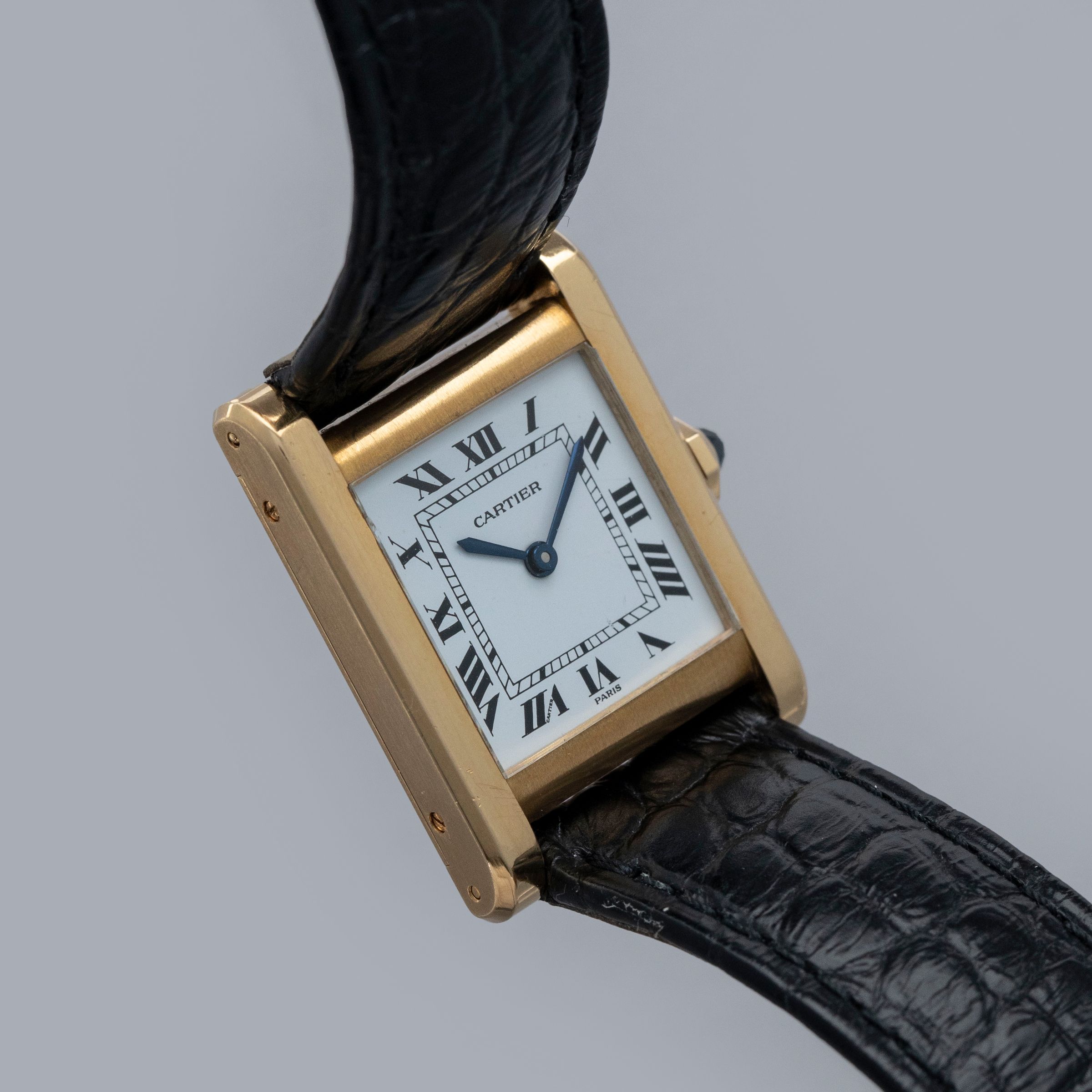 Cartier Paris Tank Normale 78092 18k YG | Auctions | Loupe This
