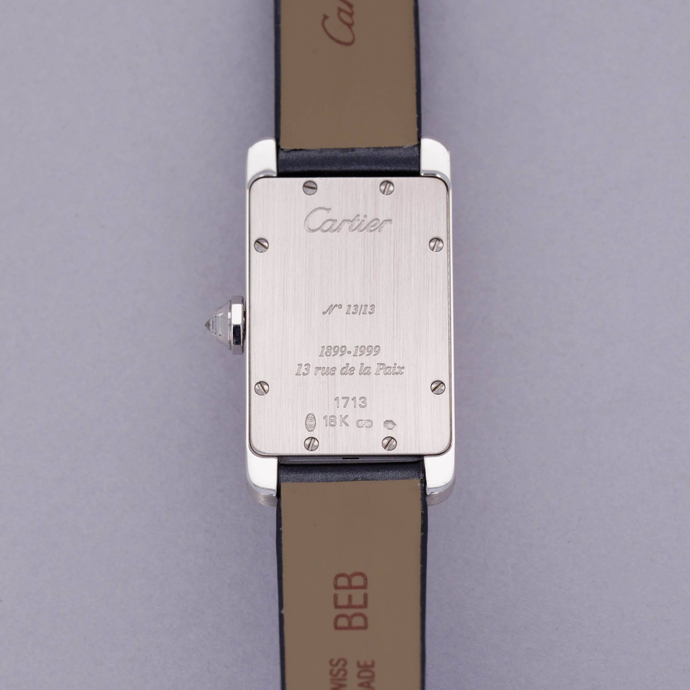 Cartier Tank Americaine Baguette Diamond Case 100th Anniversary of