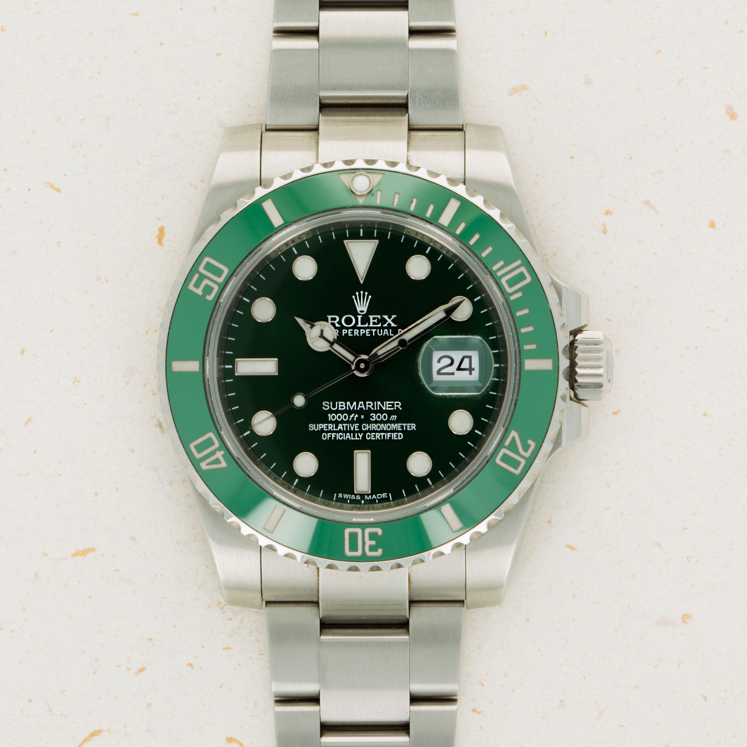 Used rolex submariner on sale hulk