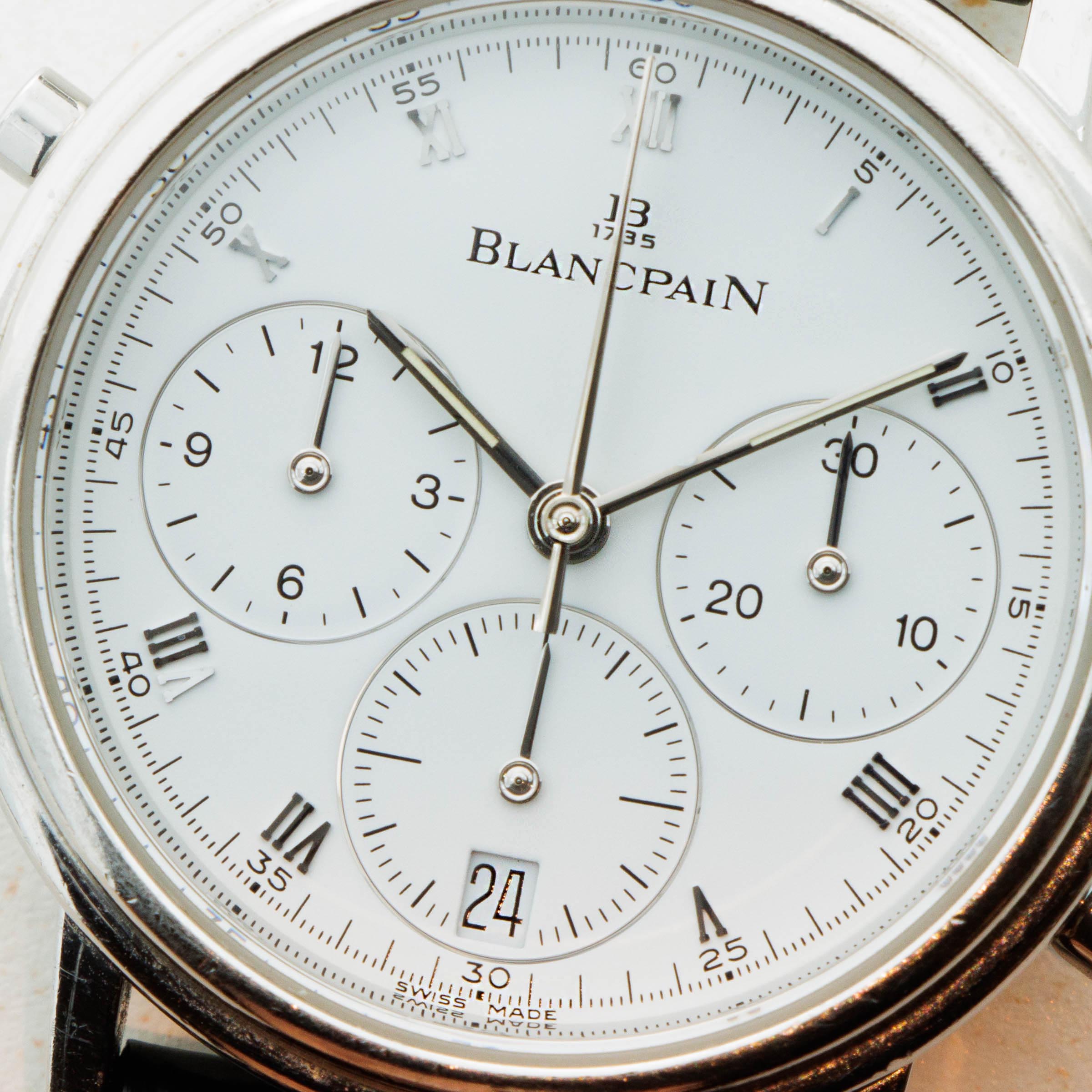 Blancpain Villeret Split Second Chronograph 1186 Platinum