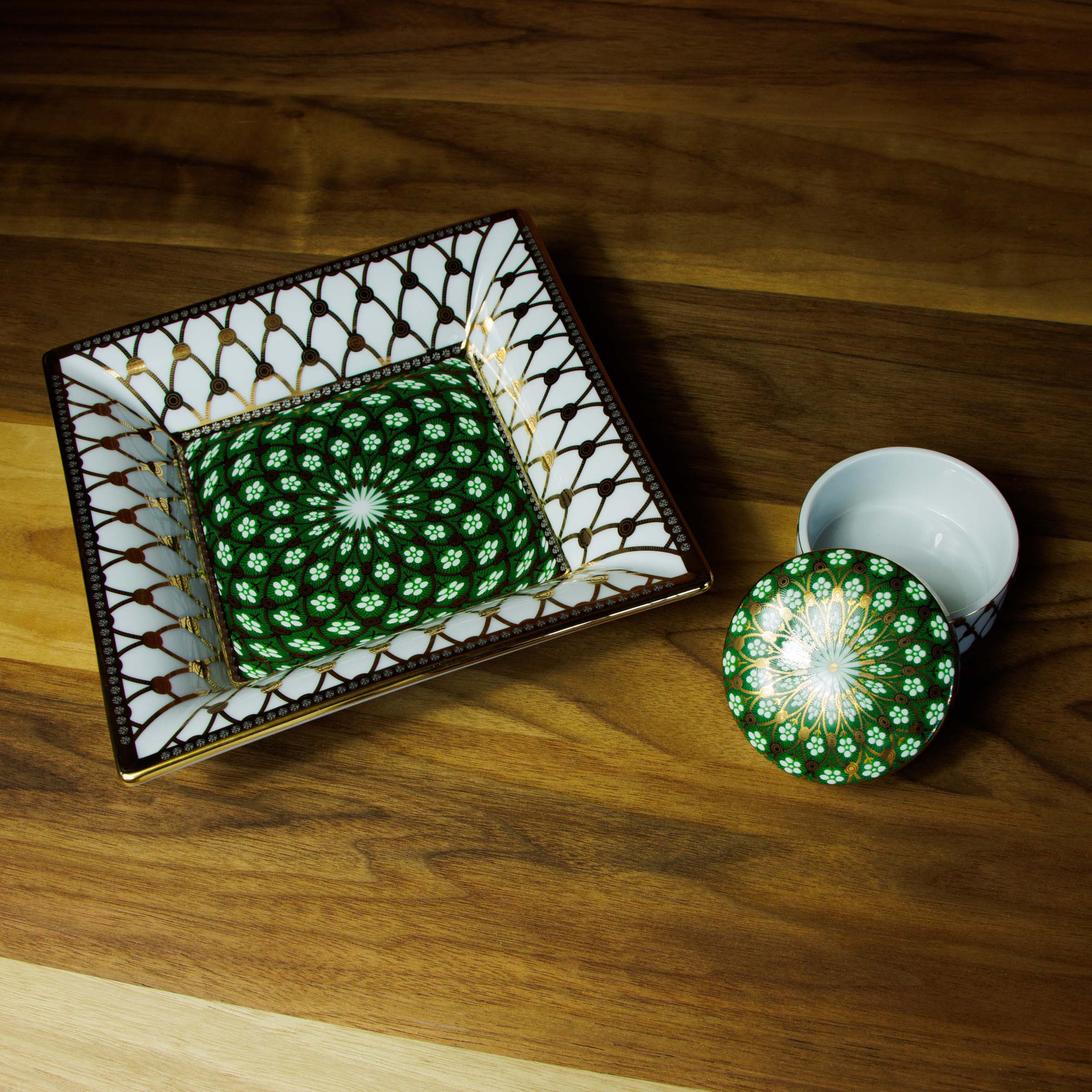 Patek Philippe Lot of Six Limoges Commemorative Porcelain Dishes