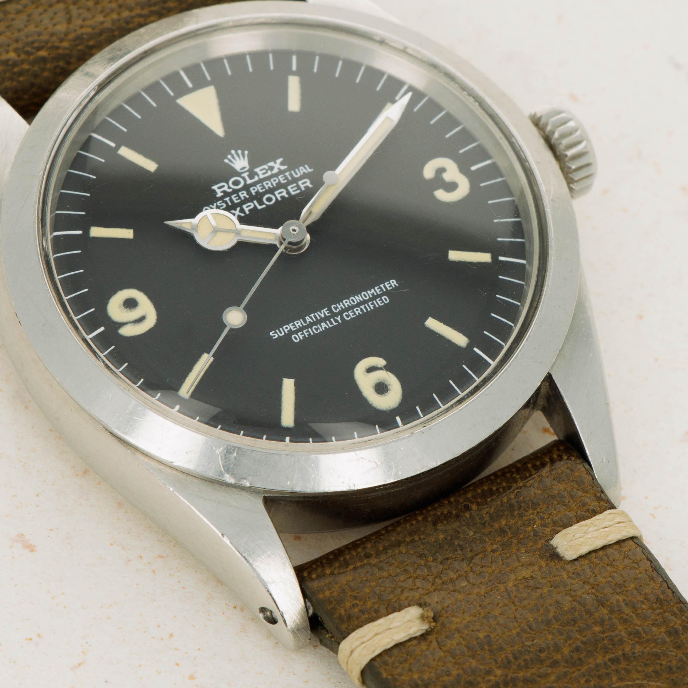 Rolex Explorer I 1016 Matte Dial Auctions Loupe This