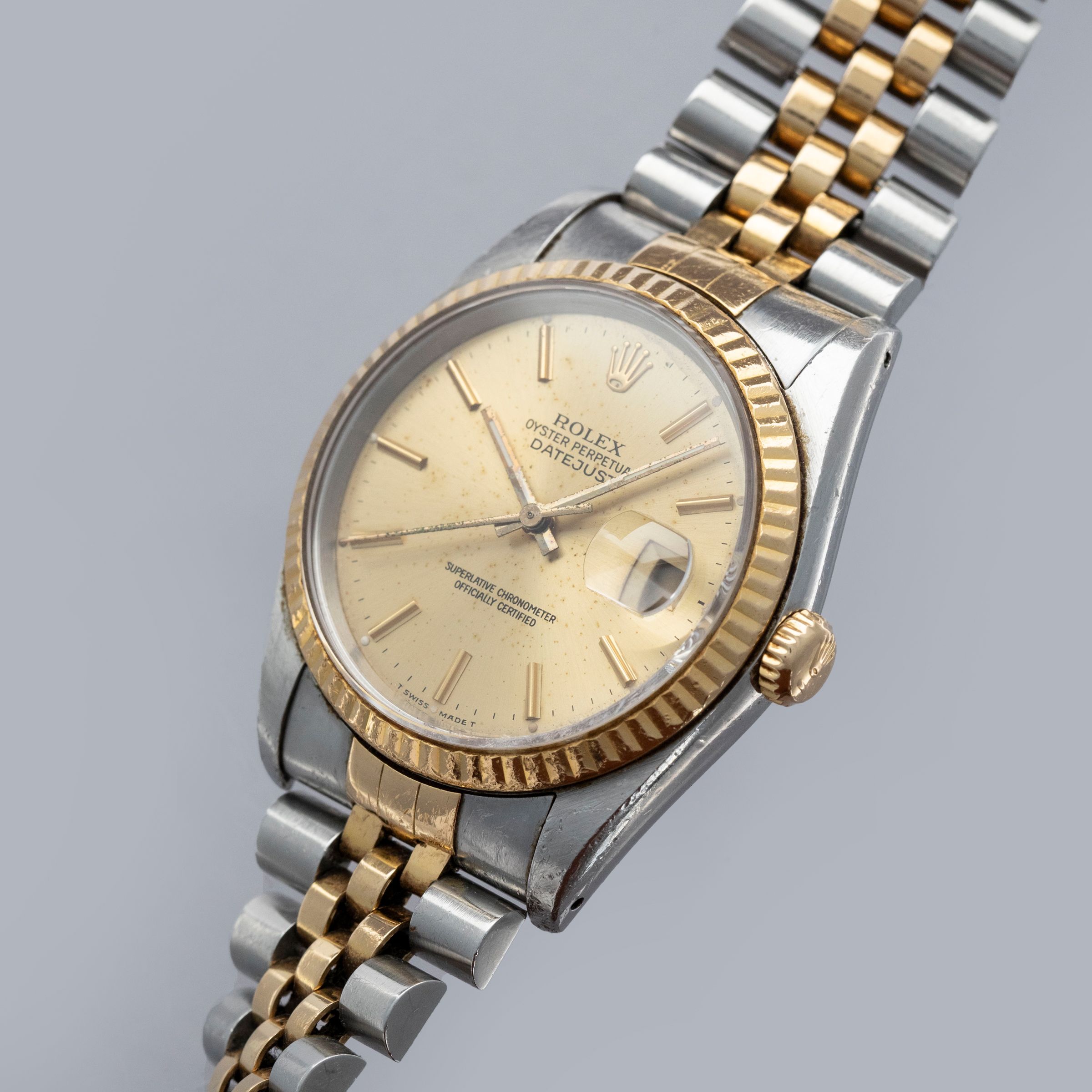 Rolex Datejust 16220 IBM 25th Anniversary Employee Two Tone Box