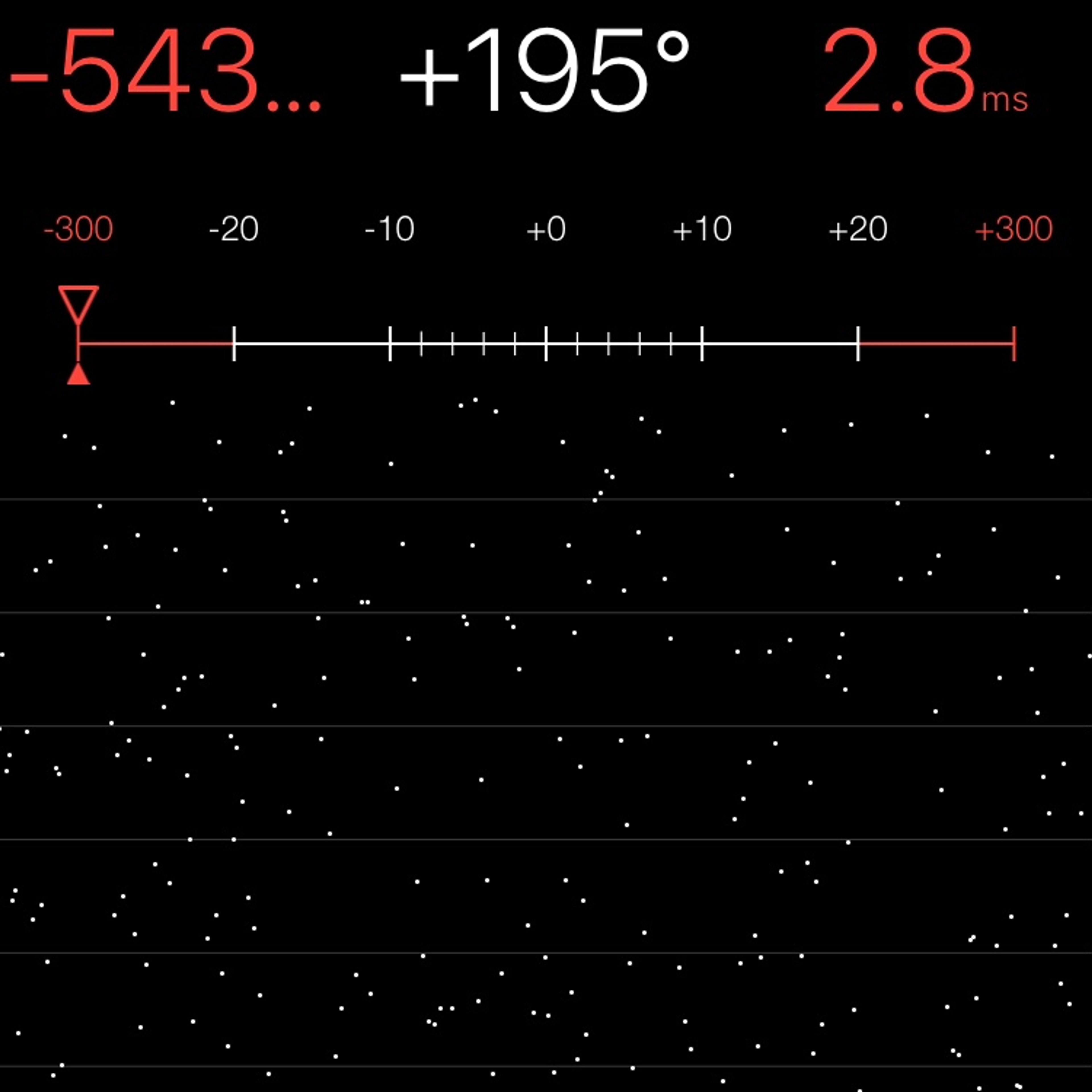 TIMING MACHINE READOUT