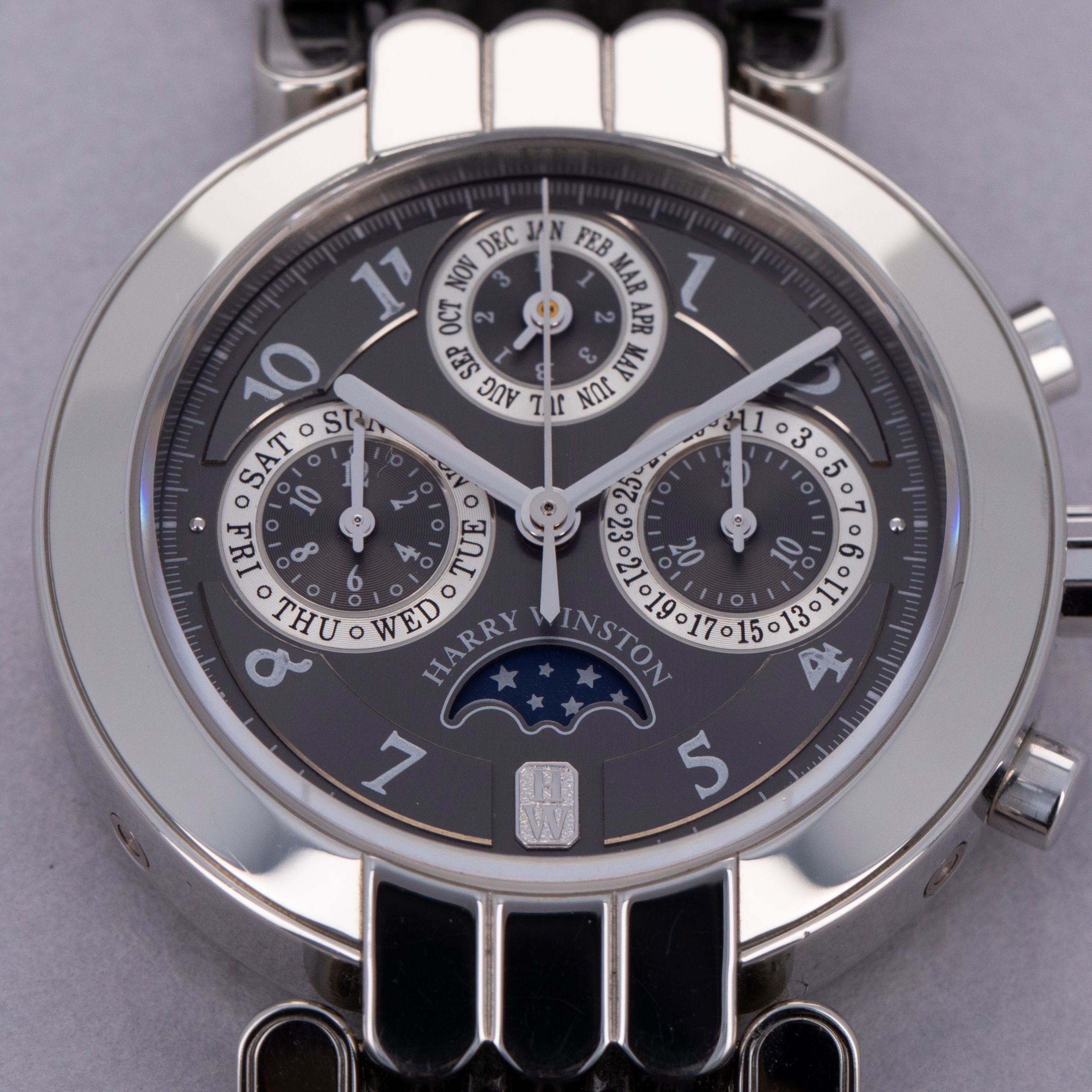 Harry Winston Ocean Perpetual Calendar Chronograph 200-MCAPC38P