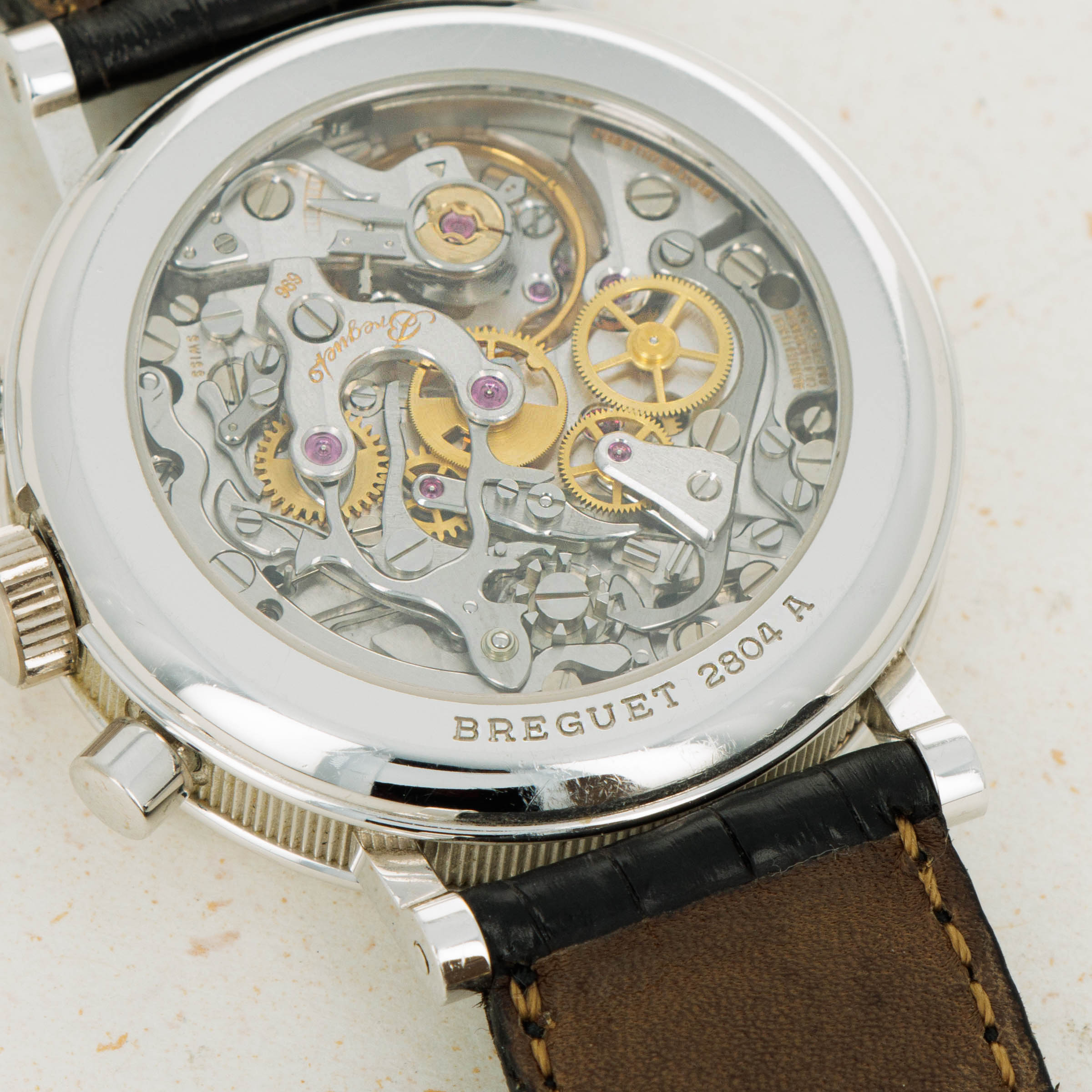 Breguet Classique Chronograph White Gold 3237 Auctions Loupe This