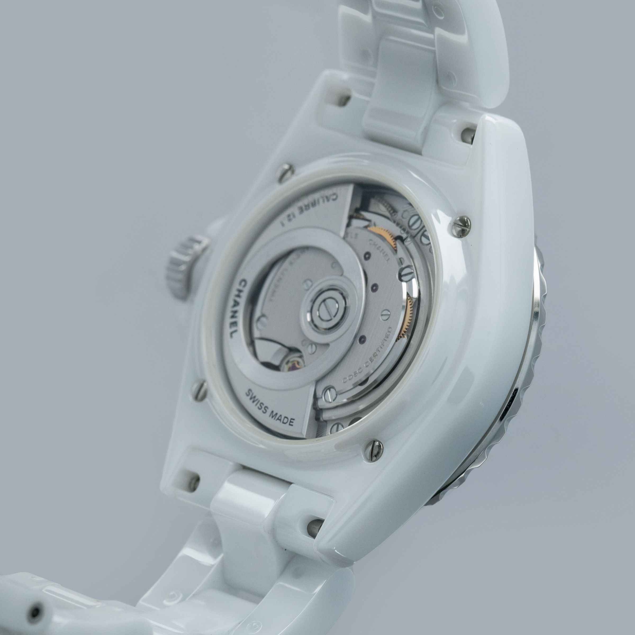 CHANEL ストライプ 七分丈 ガウチョパンツ 白 36 CHANEL ストライプ 七分丈 ガウチョパンツ 白 36 CHANEL ストライプ 七