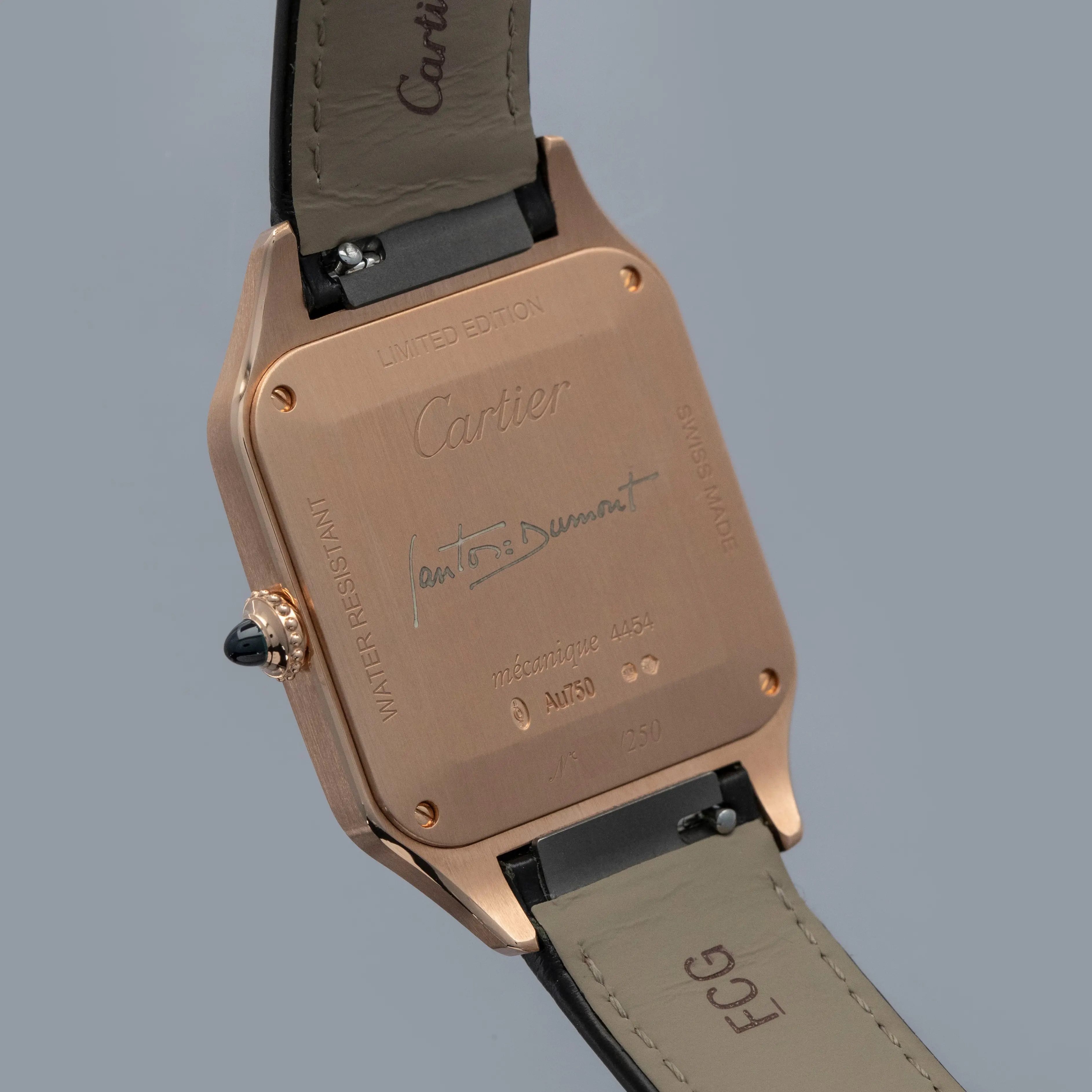 CARTIER SANTOS DUMONT CREAM LACQUERED 18K RG WGSA0054 | Auctions