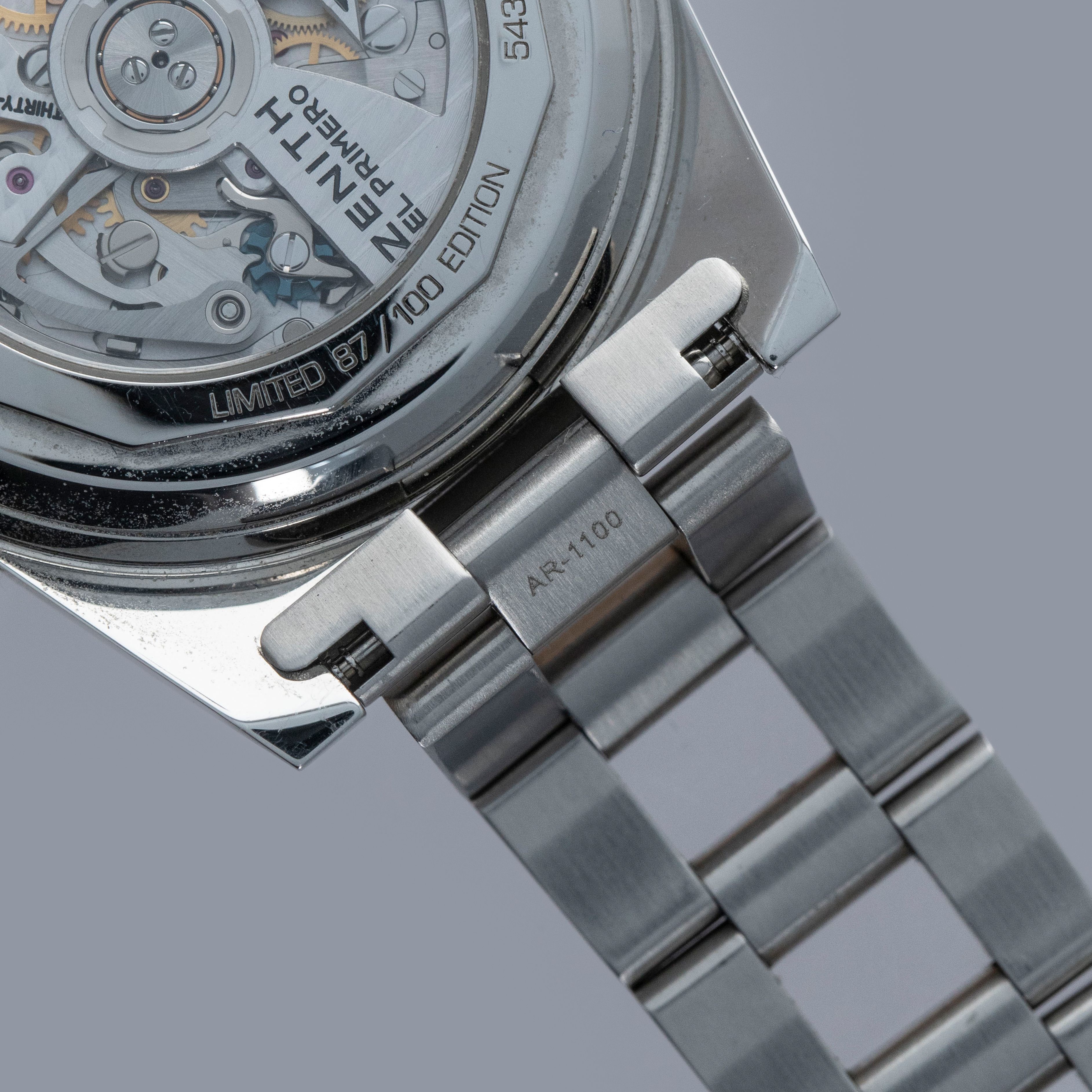 ZENITH El Primero REVIVAL 'COVER GIRL' A3818 REVOLUTION & THE RAKE