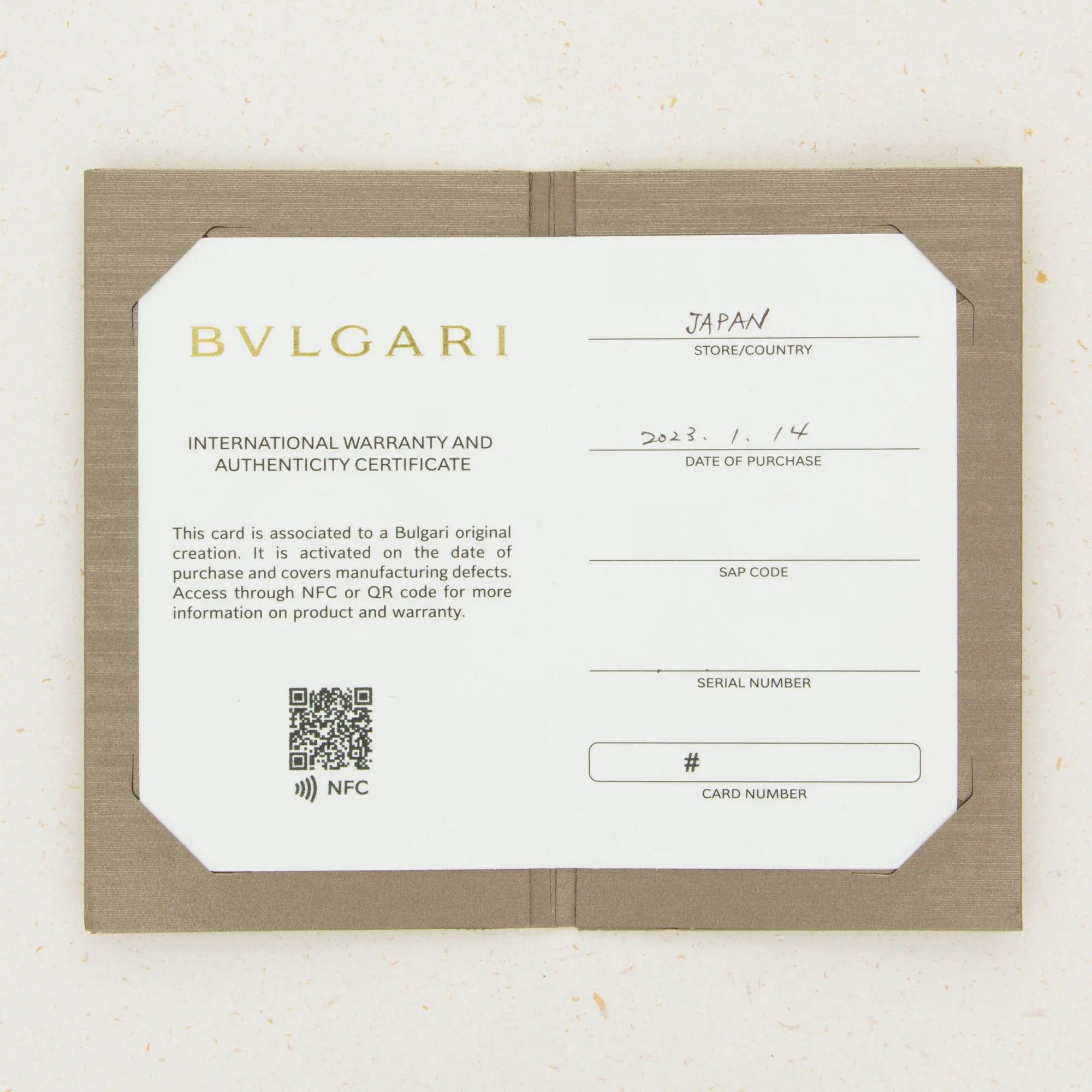 Bvlgari authenticity discount code