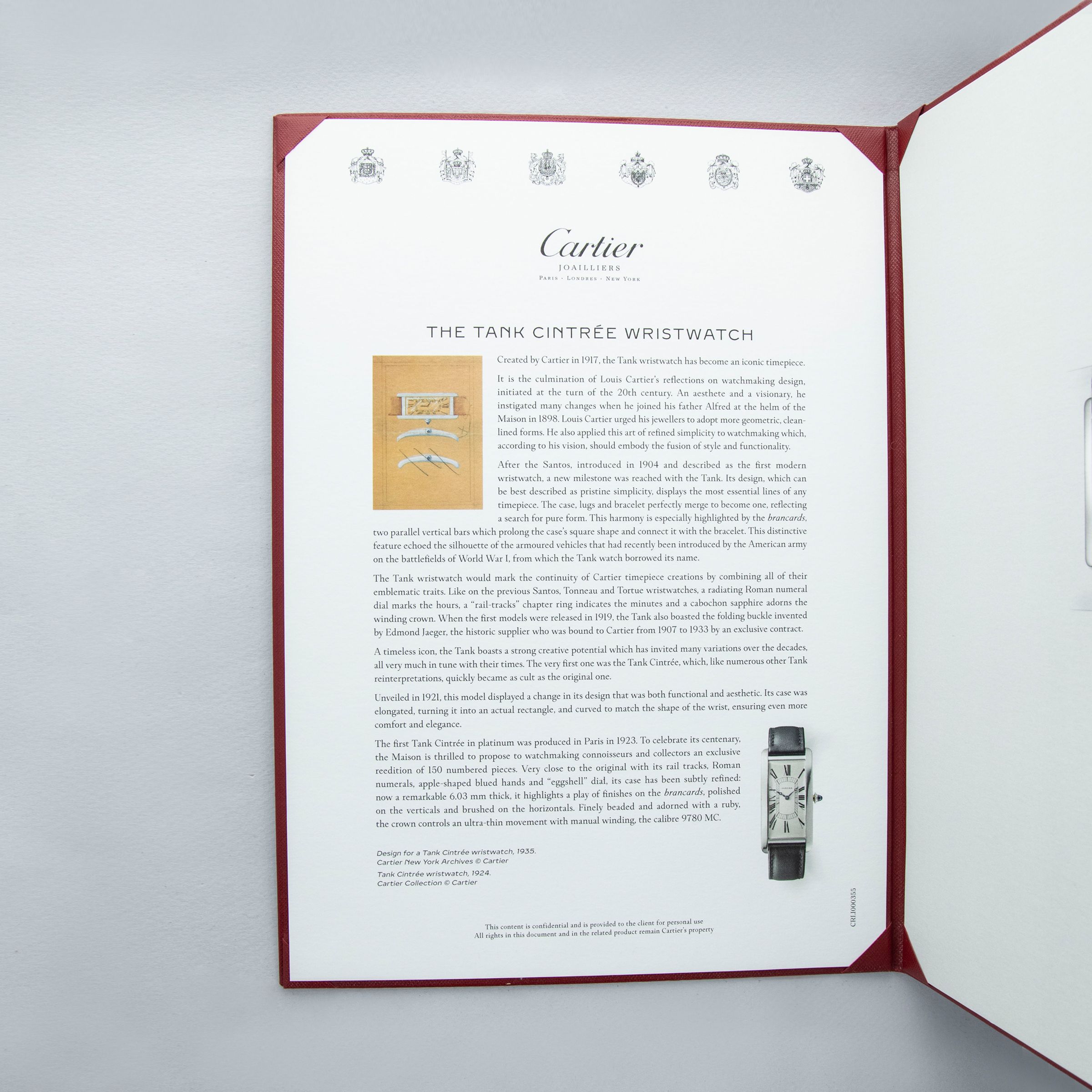 【Cartier新品トレー】 Cartier Tank Cintrée Limited Edition – Analog:Shift