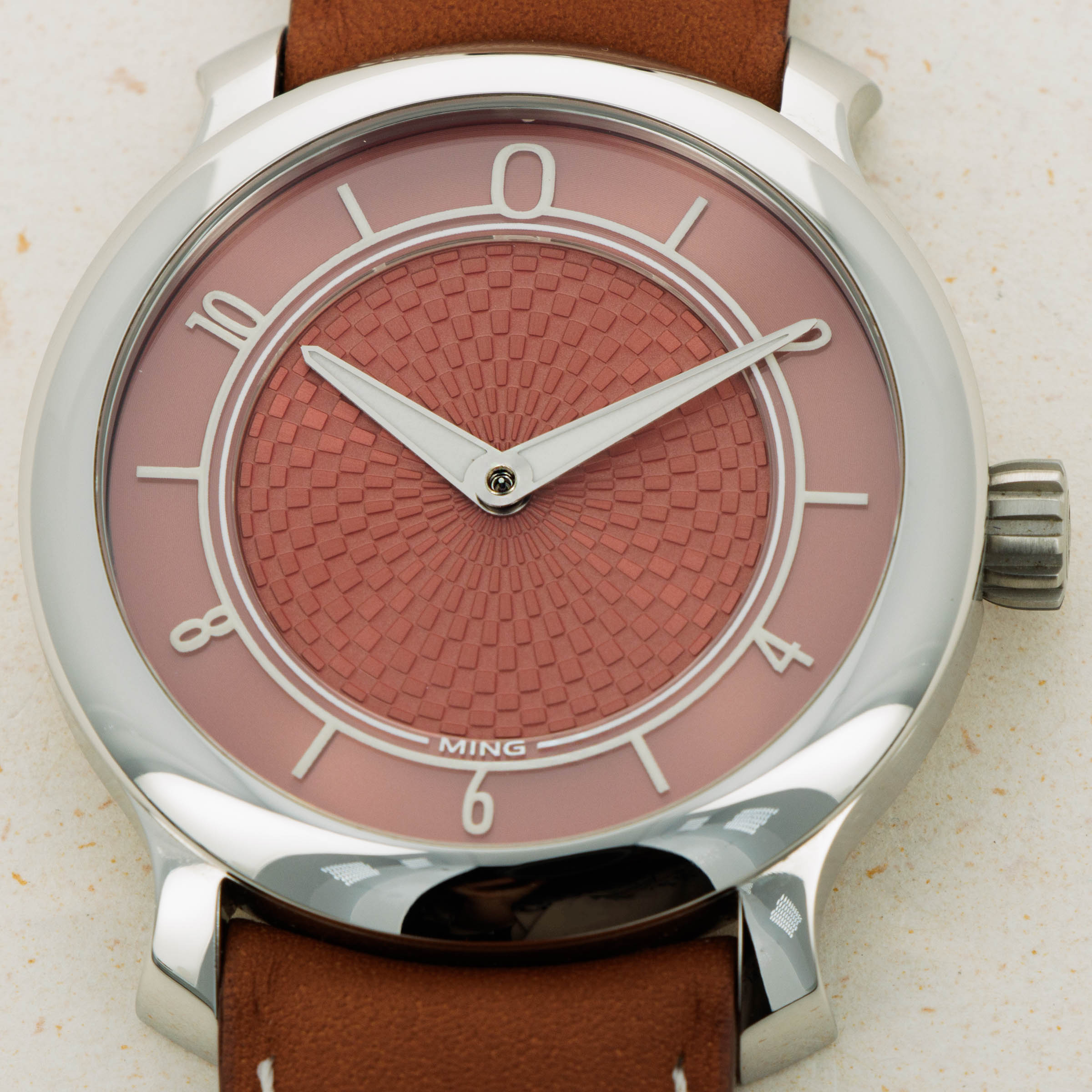 VOID WATCHES Watch Brushed Copper case / Dusty Pink nylon strap - Please Do  Not Enter