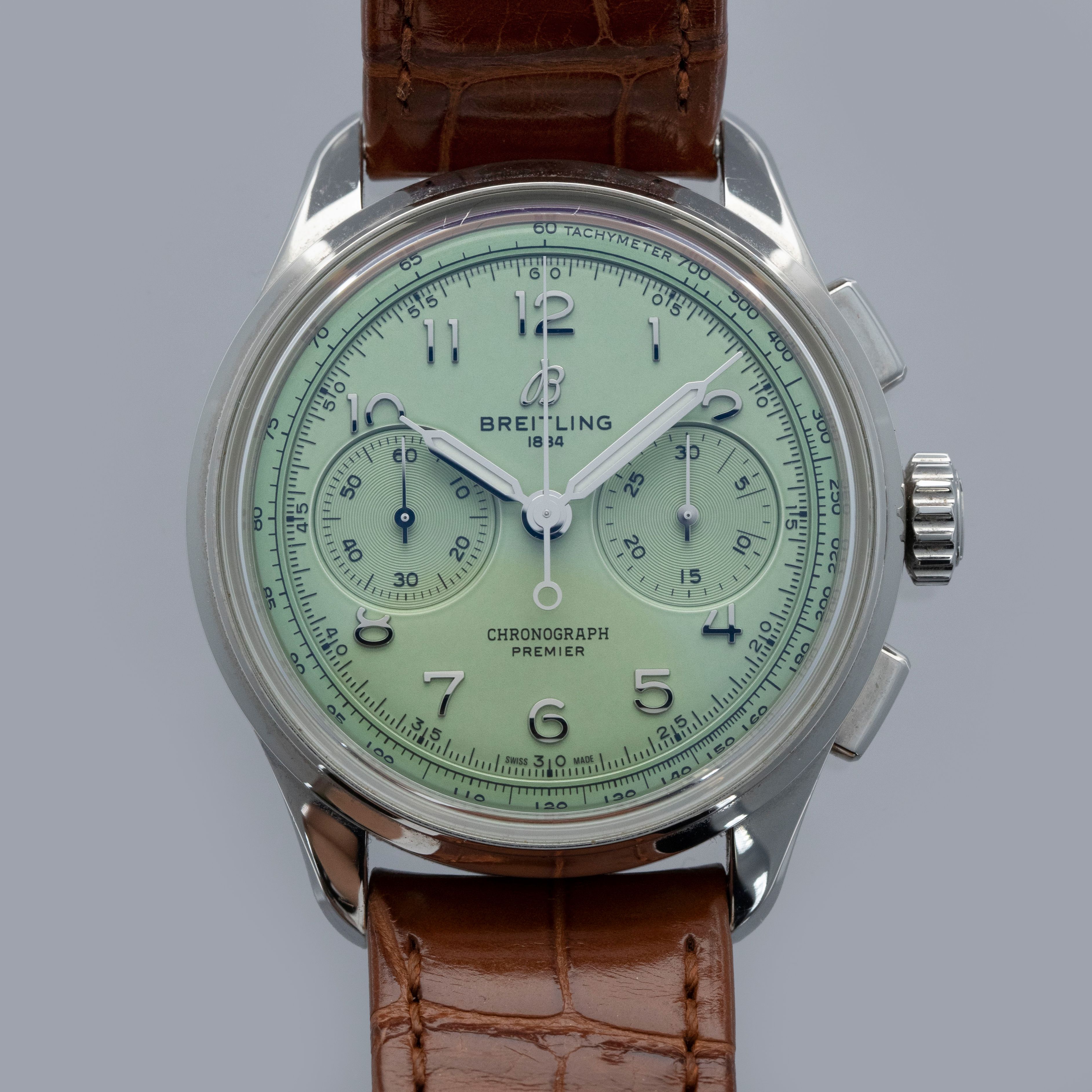 Breitling Premier B09 Chronograph AB0930 Pistachio Green Dial ...