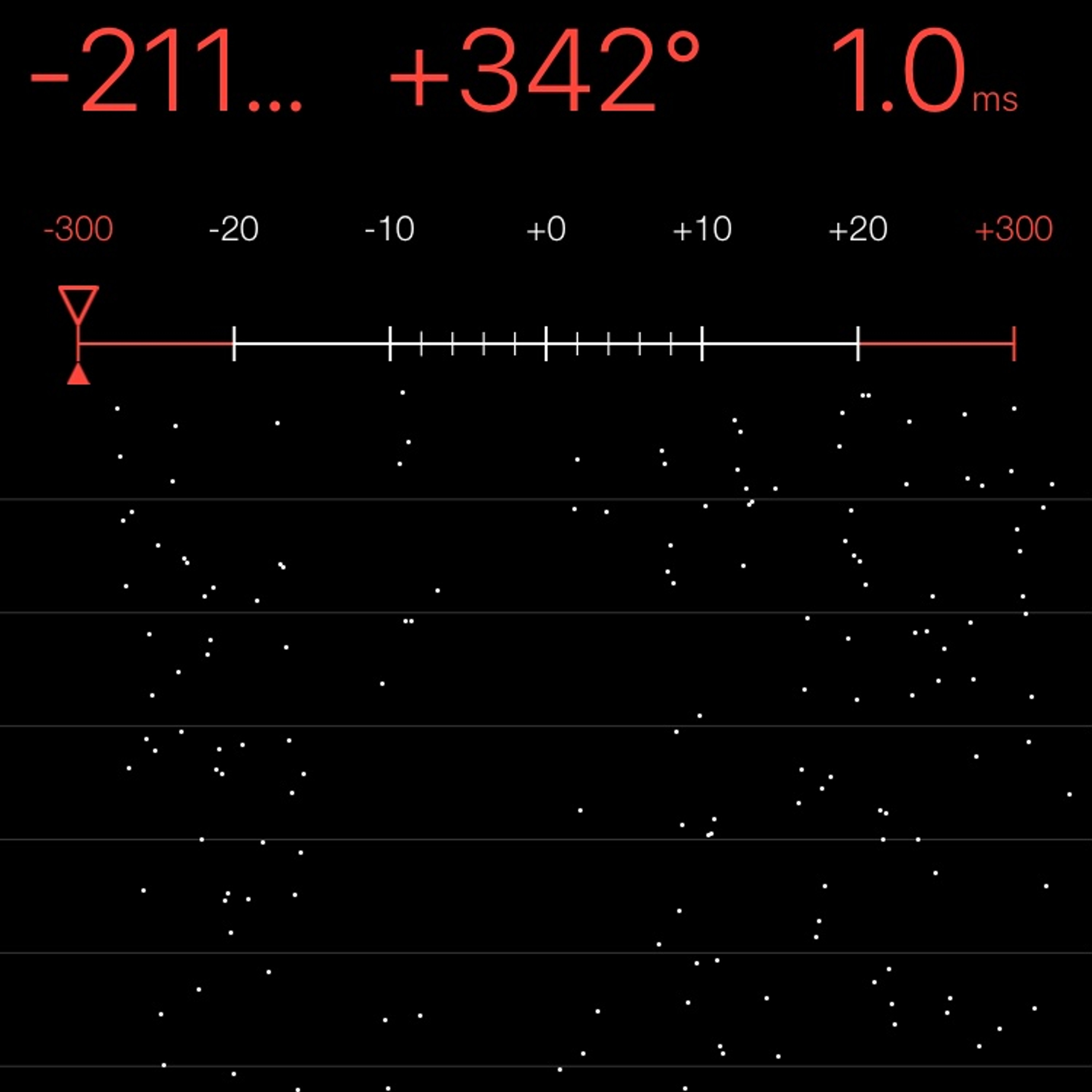 TIMING MACHINE READOUT