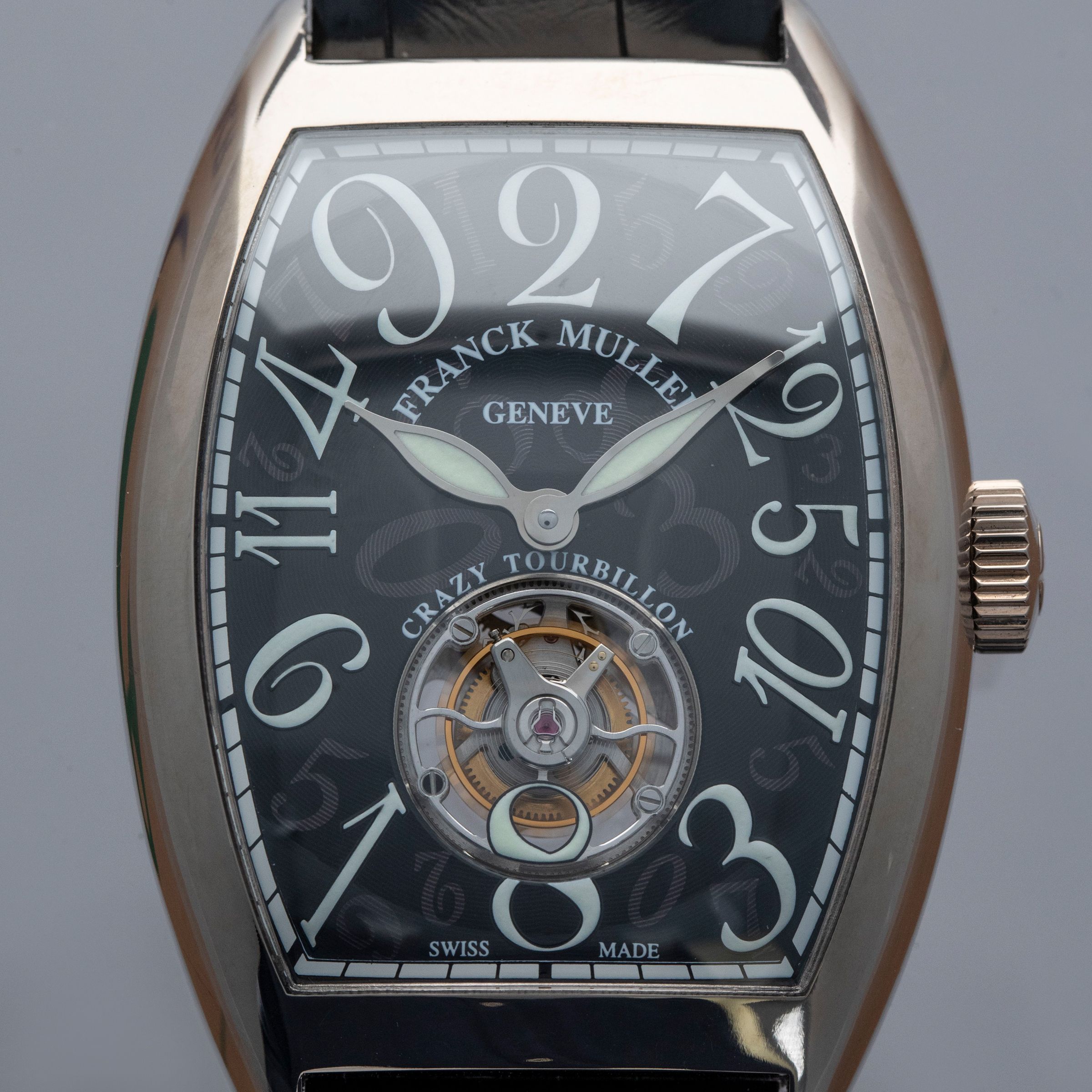Franck Muller Crazy Tourbillon 8880 T CH 18k WG | Auctions | Loupe