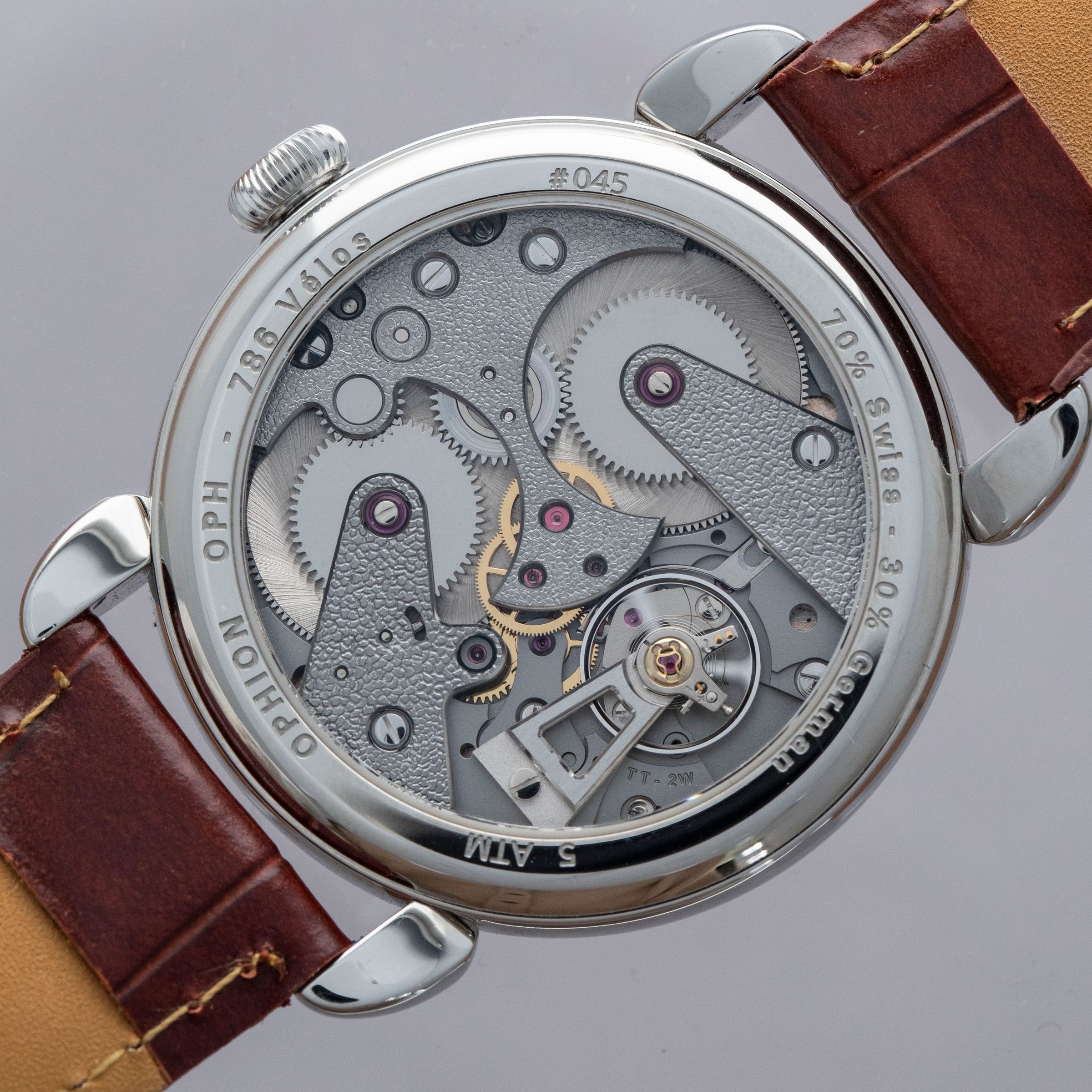 OPHION OPH 786 VELOS SALMON DIAL STAINLESS STEEL | Auctions