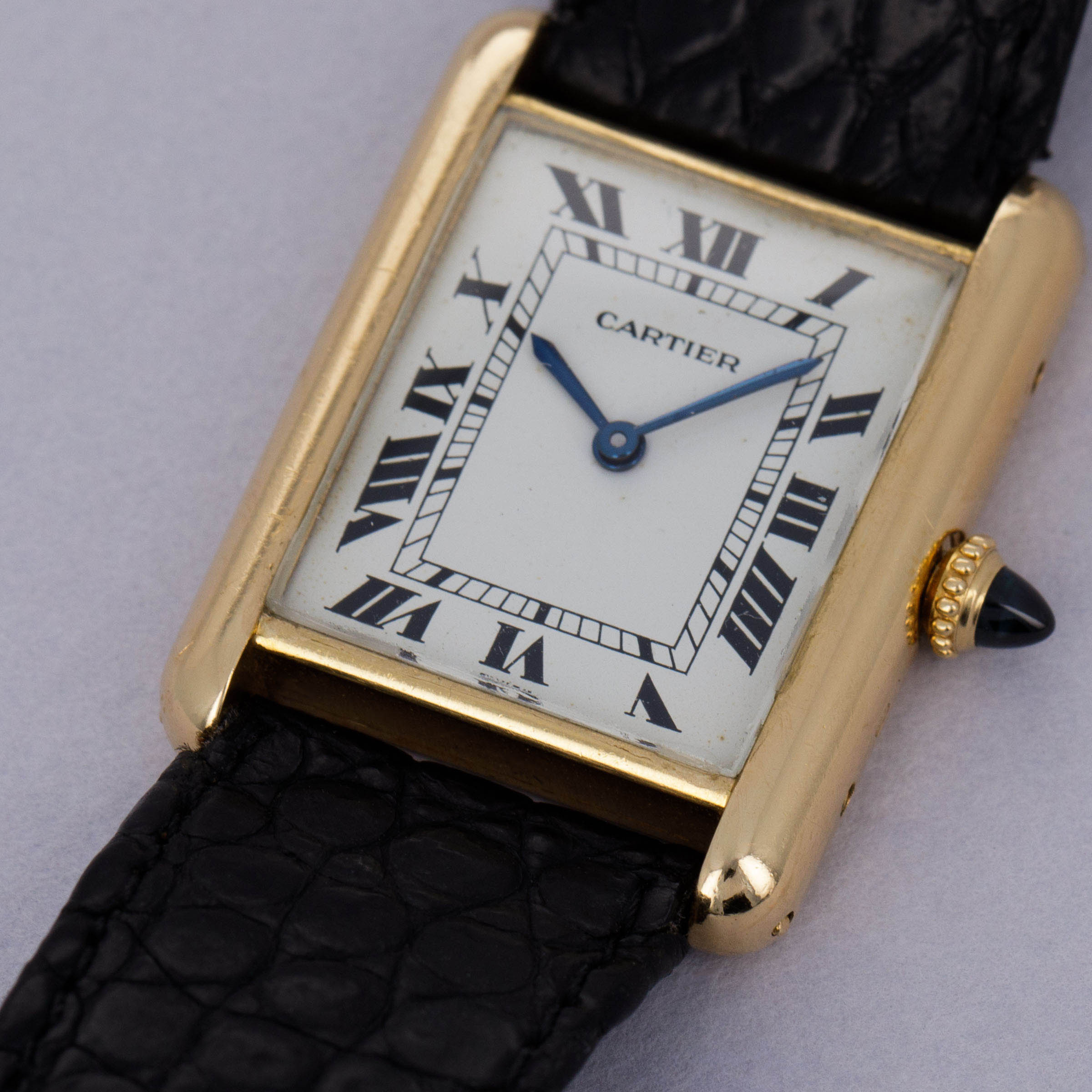 Cartier Tank Louis 78086 18k YG Retailed by Cartier NY | Auctions
