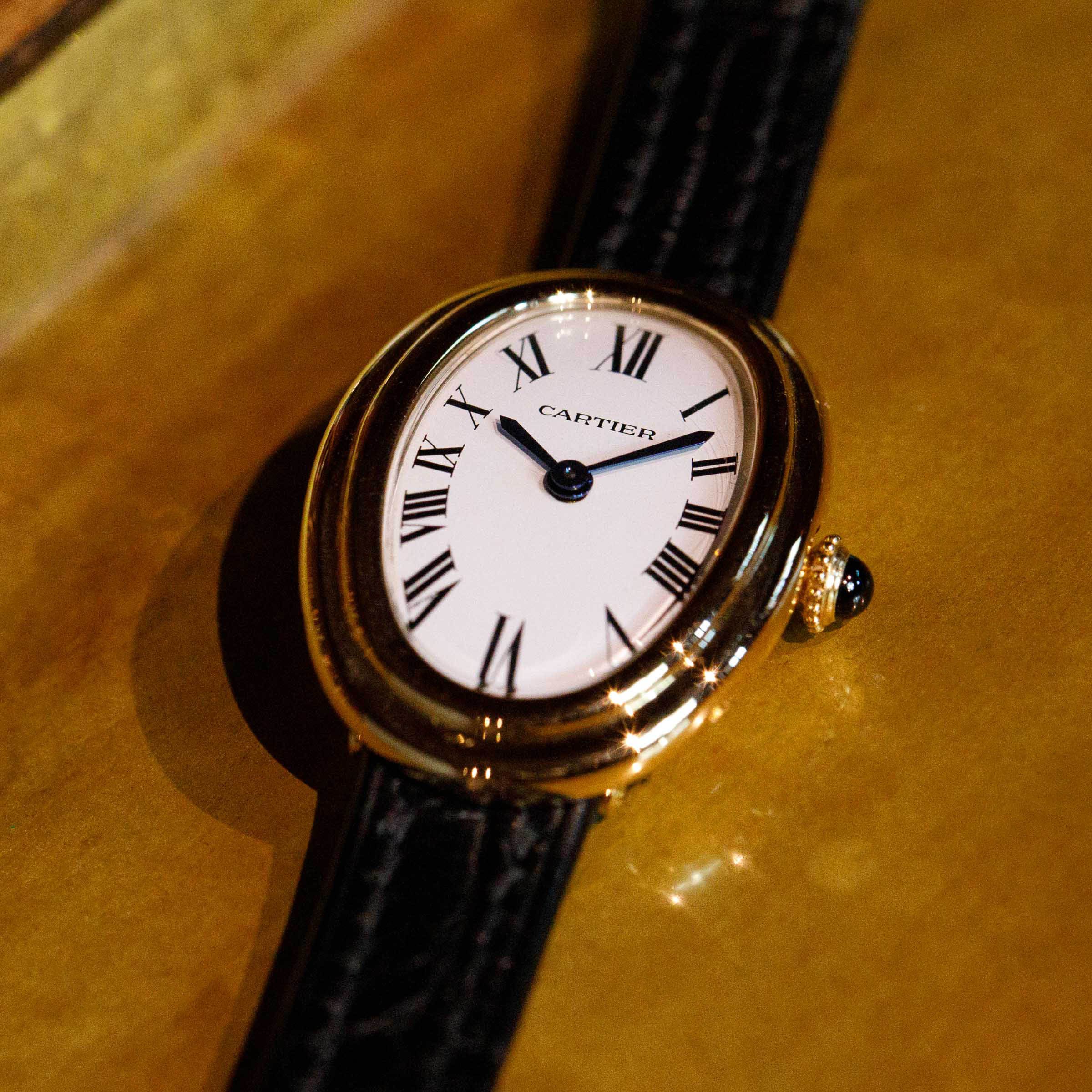 Cartier Baignoire 78094 Mechanical 18k YG | Auctions | Loupe This